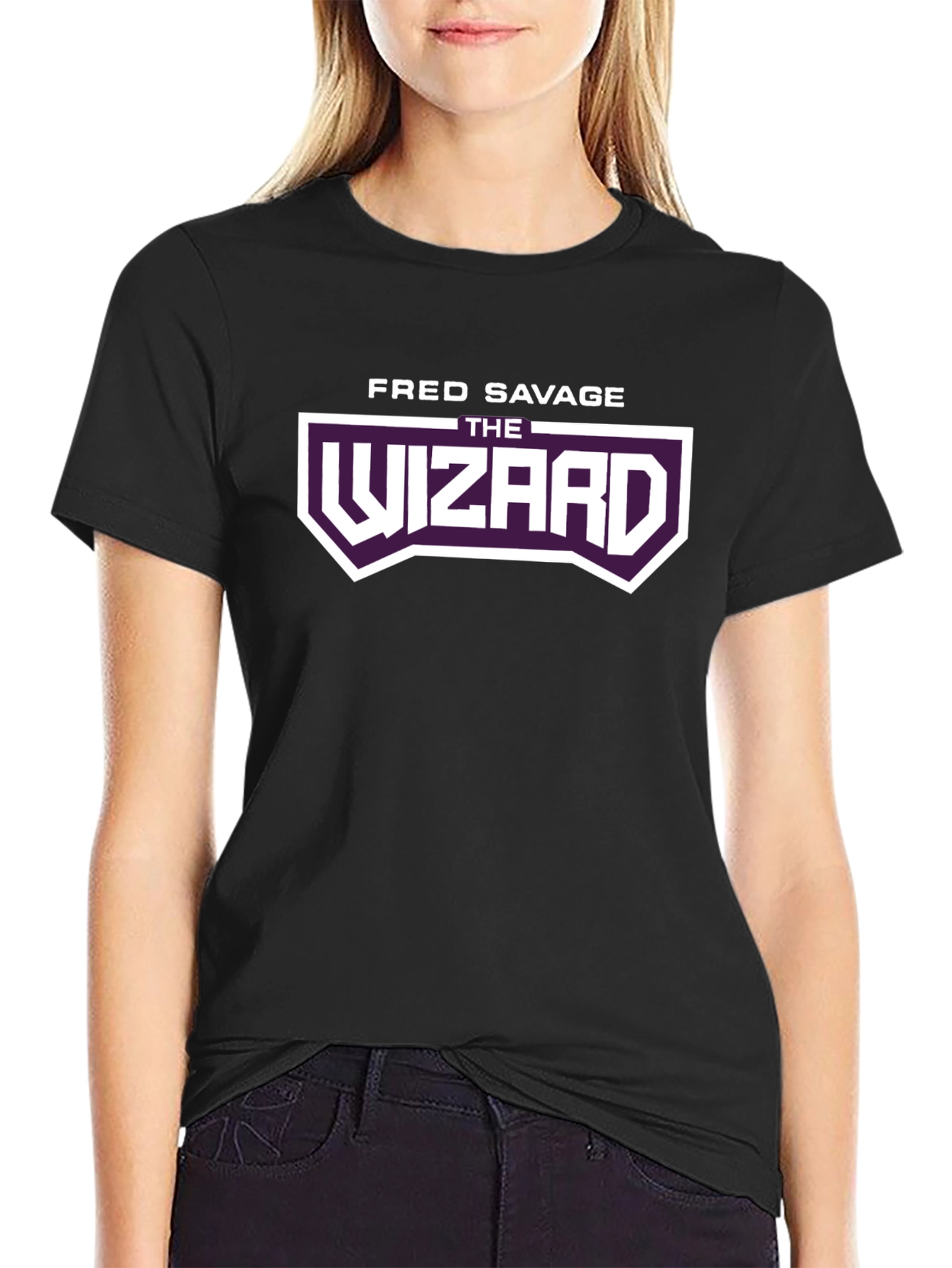 Fred Savage The Wizard Movie Black T-Shirt