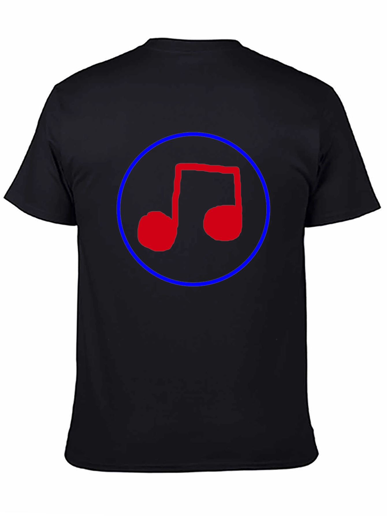 Music Note T-Shirt - Black