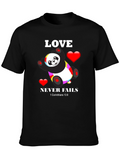 Love Never Fails Panda T-Shirt