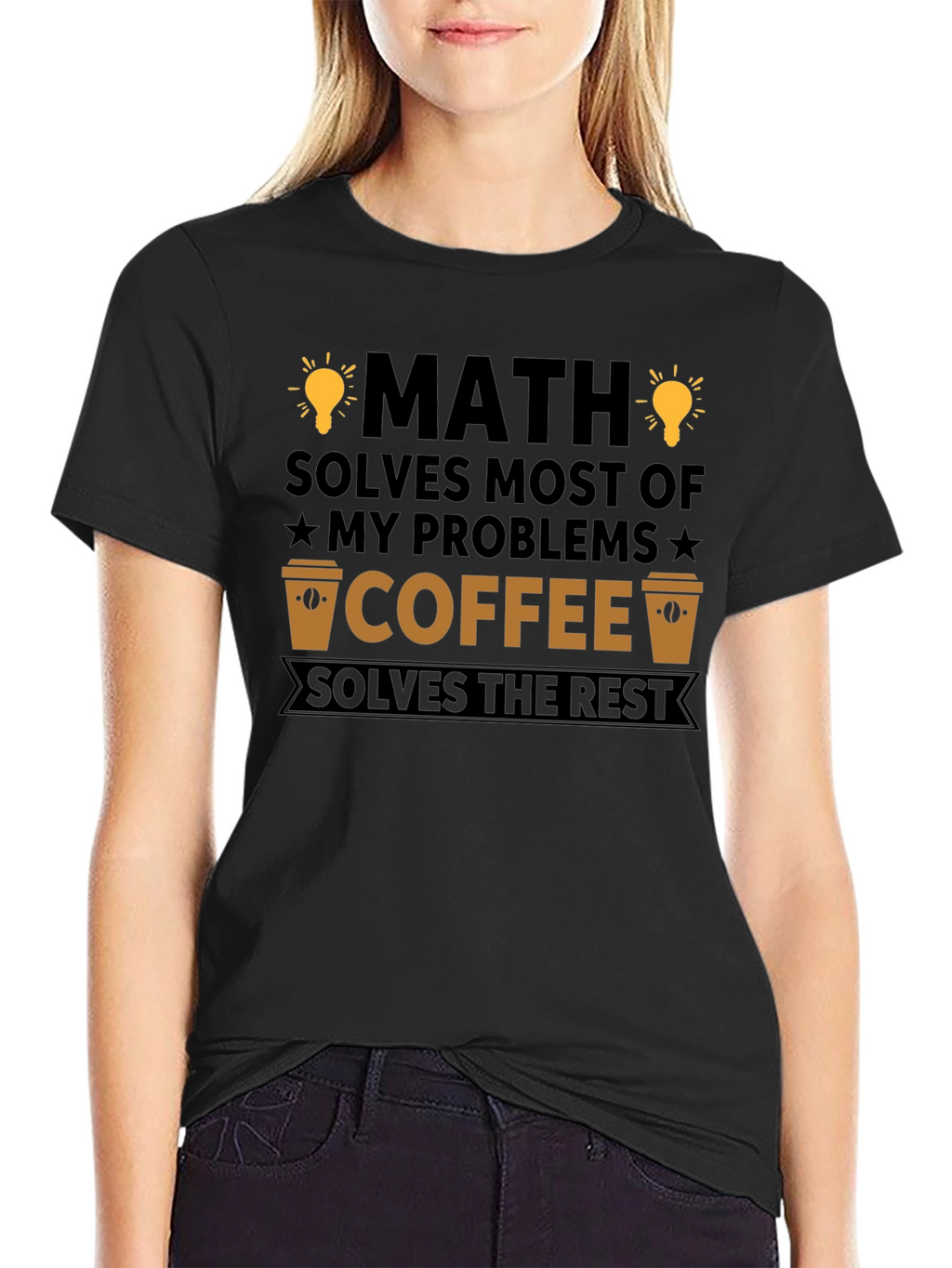 Math and Coffee Graphic Tee