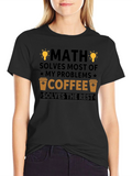 Math and Coffee Graphic Tee