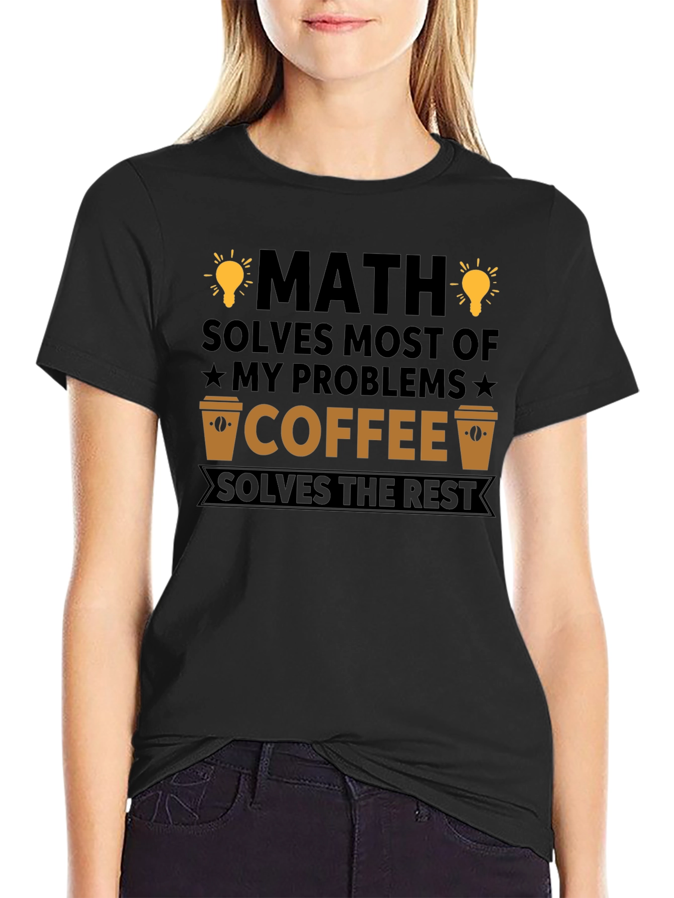 Math and Coffee Graphic Tee