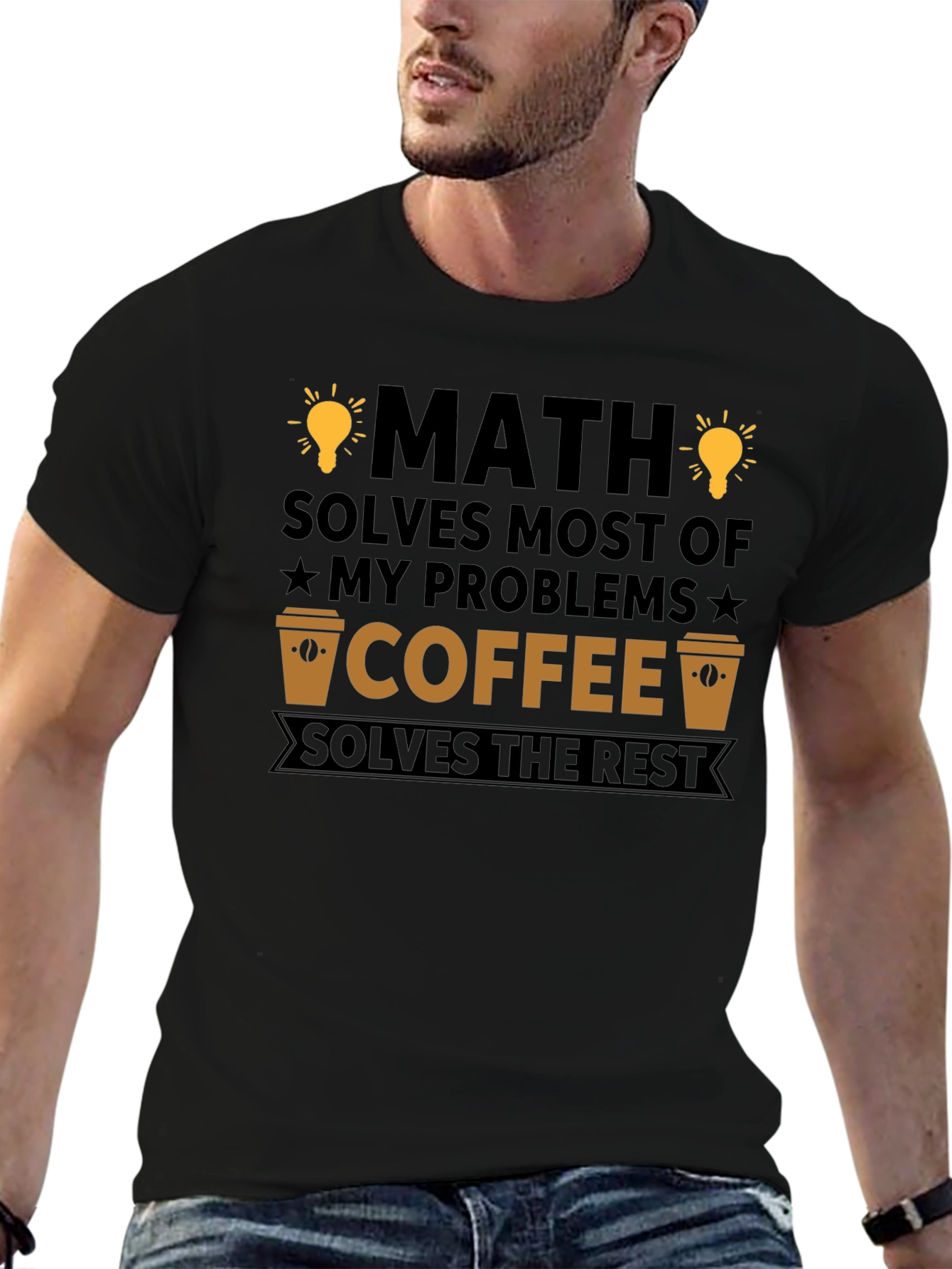 Math and Coffee Graphic Tee