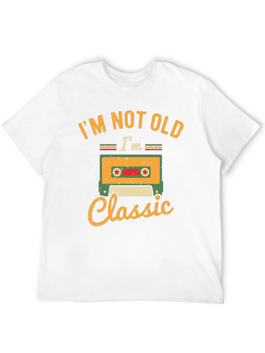 Im Not Old Im Classic Cassette Tape Graphic T-Shirt