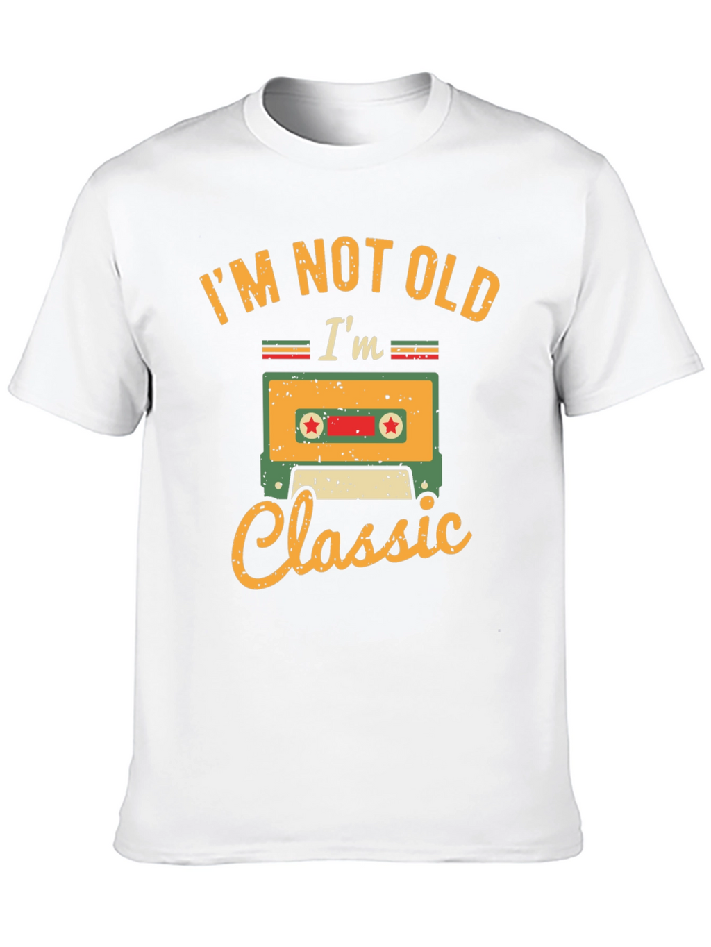 Im Not Old Im Classic Cassette Tape Graphic T-Shirt