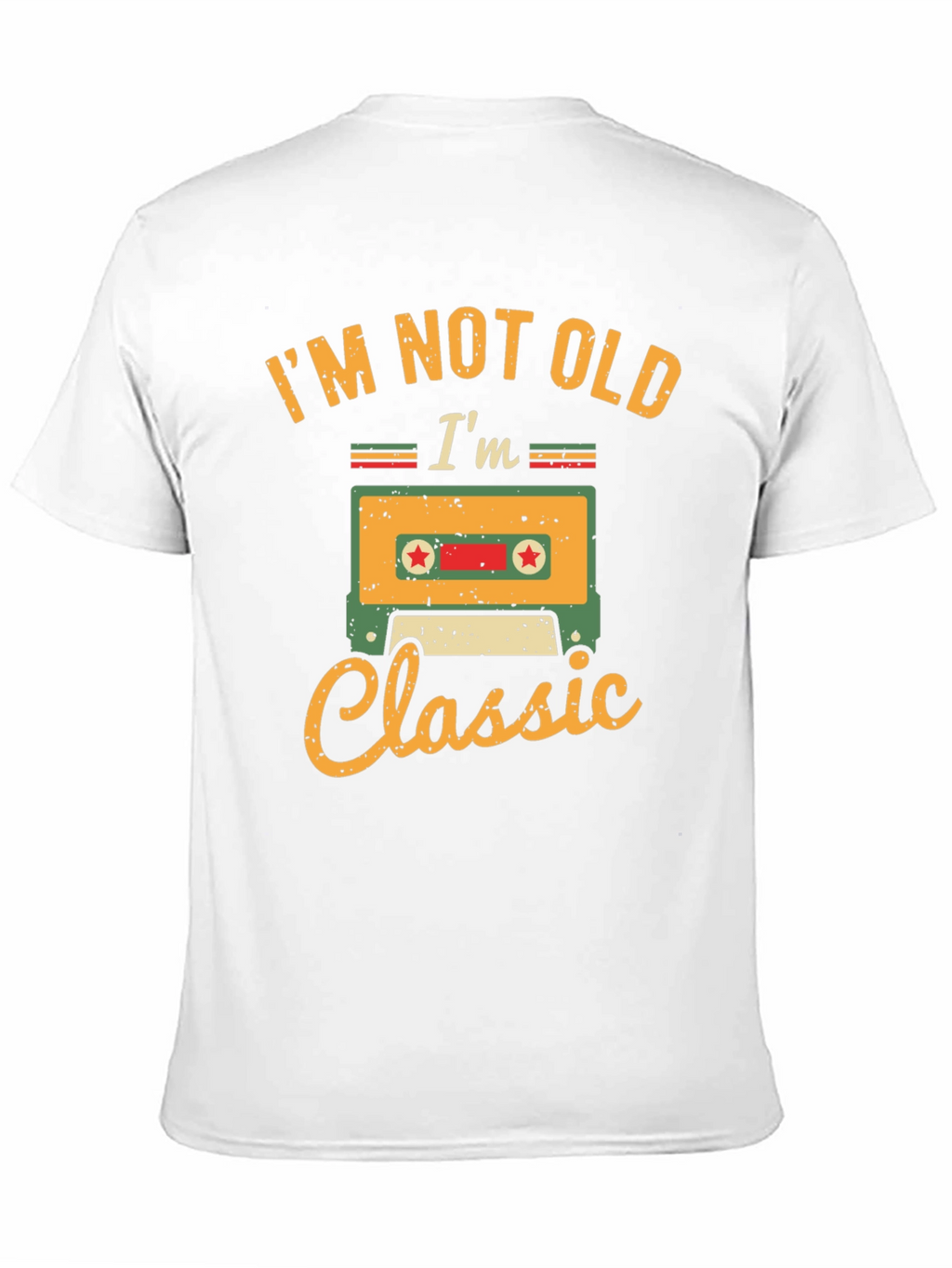 Im Not Old Im Classic Cassette Tape Graphic T-Shirt