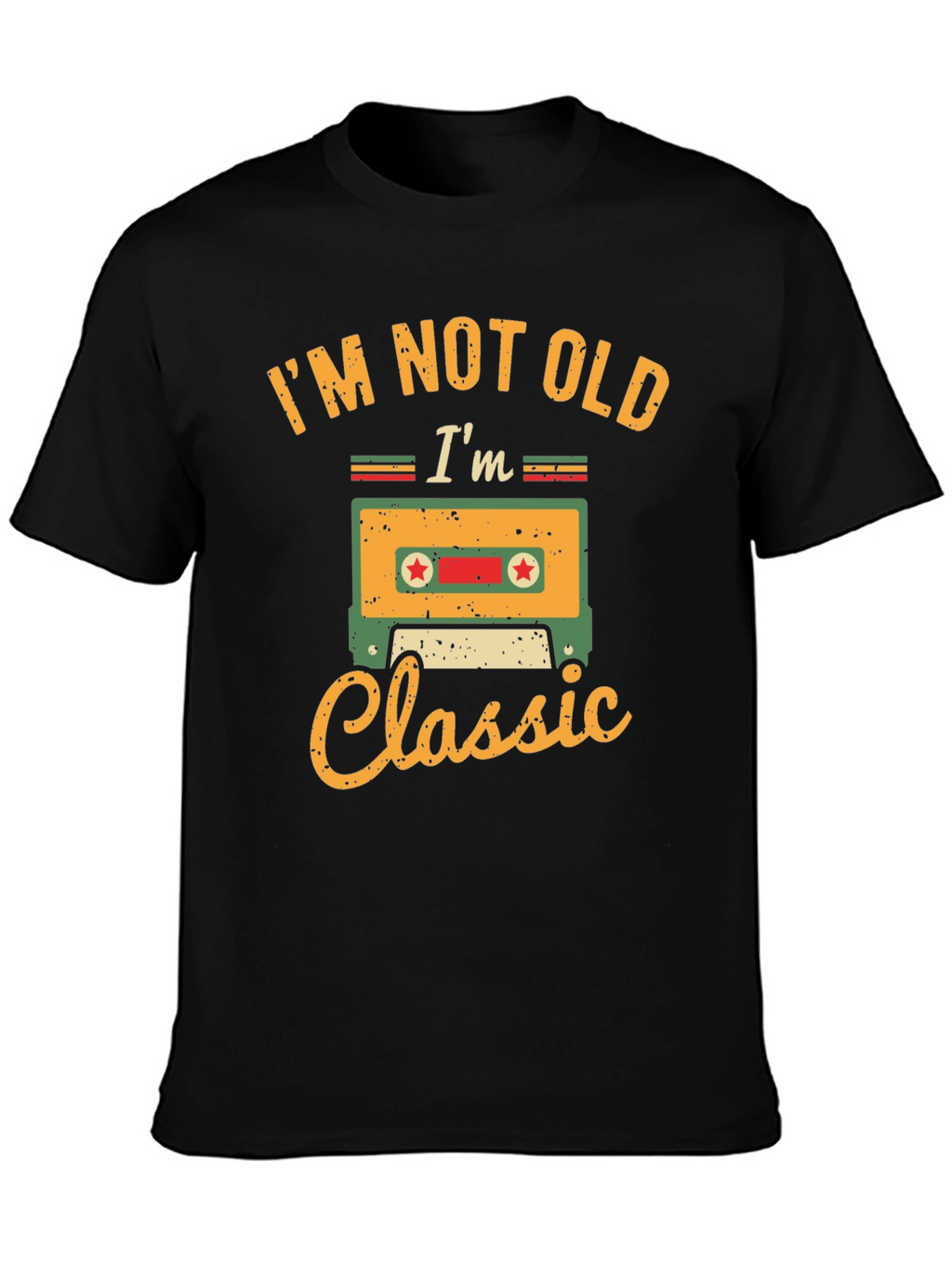 Im Not Old Im Classic Cassette Tape Graphic T-Shirt