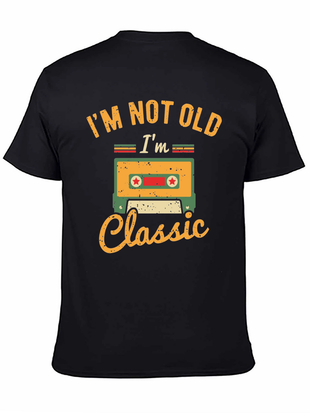Im Not Old Im Classic Cassette Tape Graphic T-Shirt