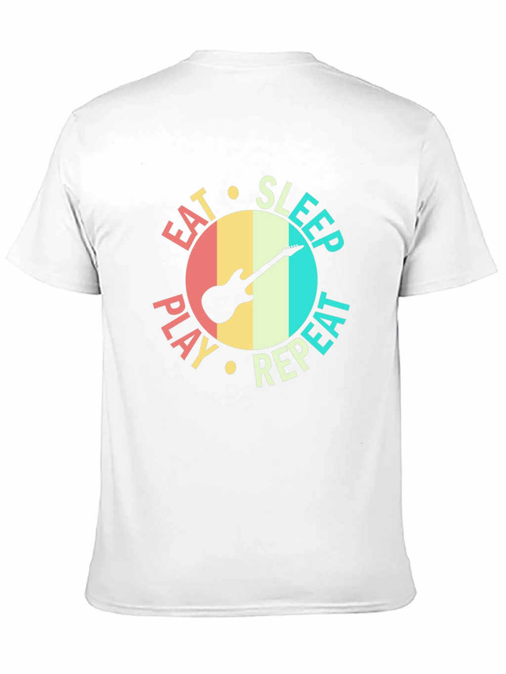 Eat Sleep Play Repeat Guitar T-Shirt