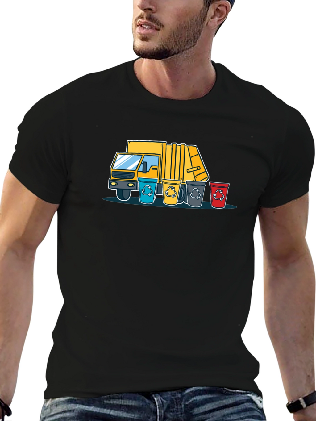 Recycle Truck T-Shirt - Eco-Friendly Graphic Tee