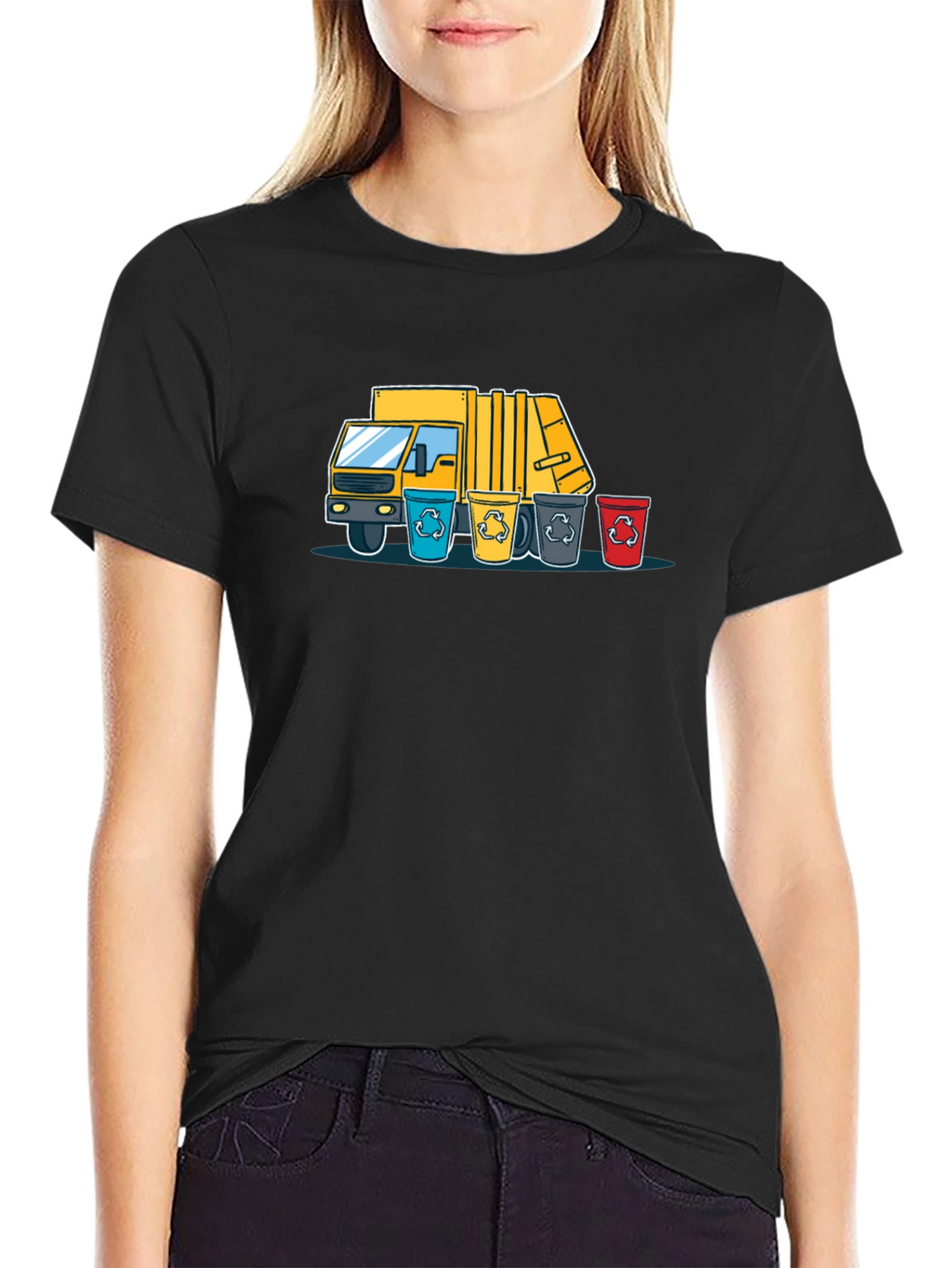Recycle Truck T-Shirt - Eco-Friendly Graphic Tee