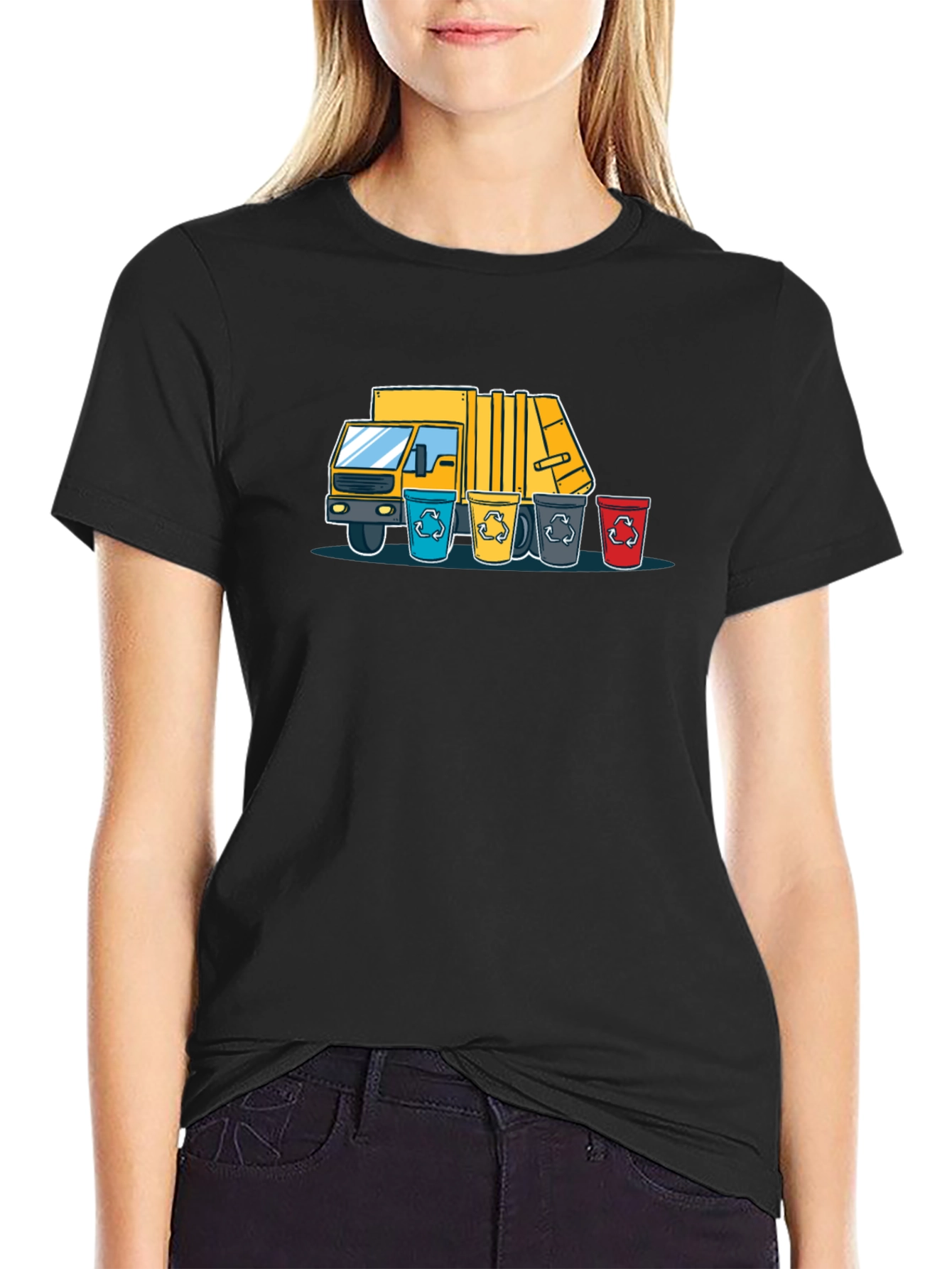 Recycle Truck T-Shirt - Eco-Friendly Graphic Tee