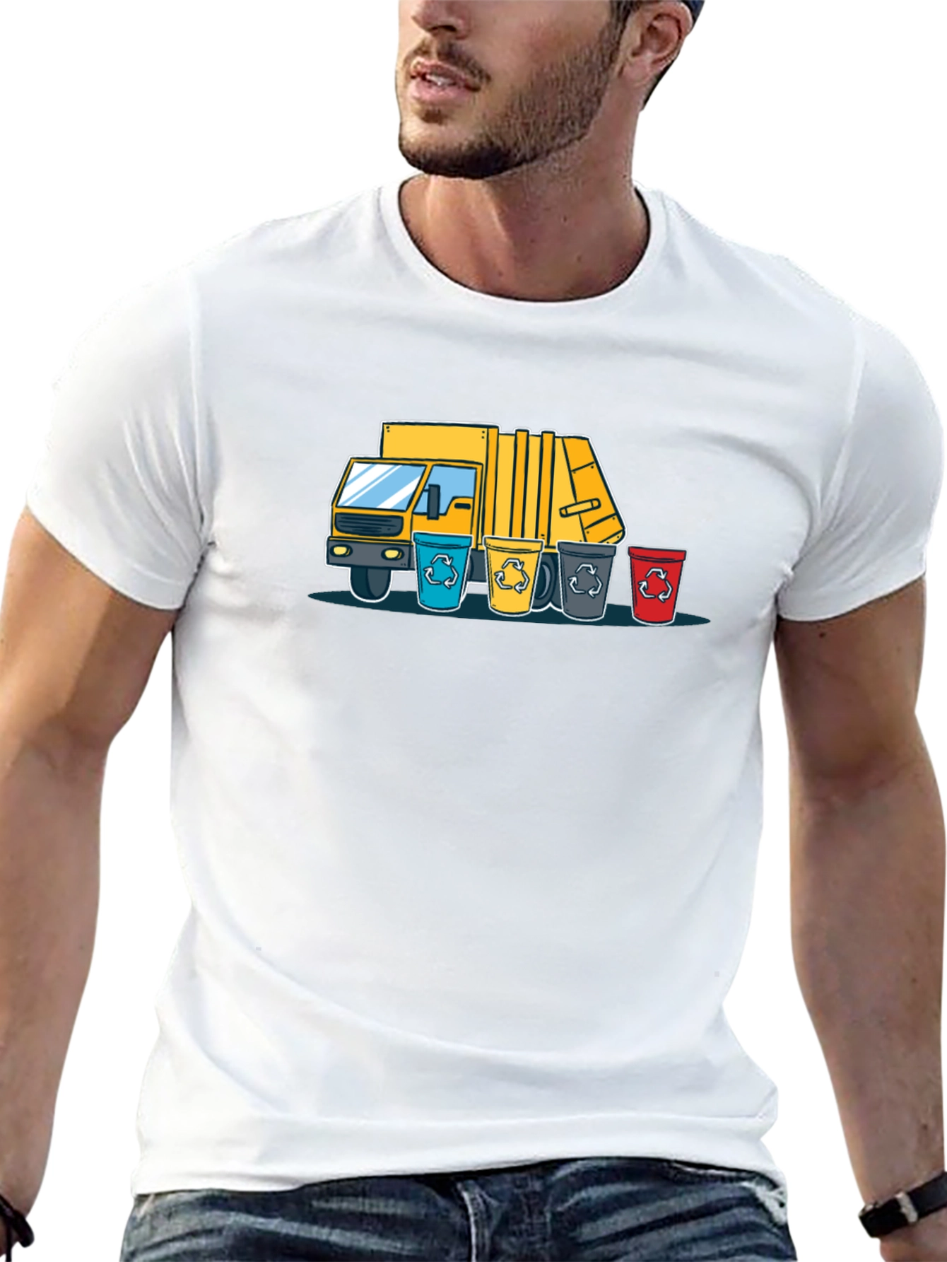 Recycle Truck T-Shirt - Eco-Friendly Graphic Tee