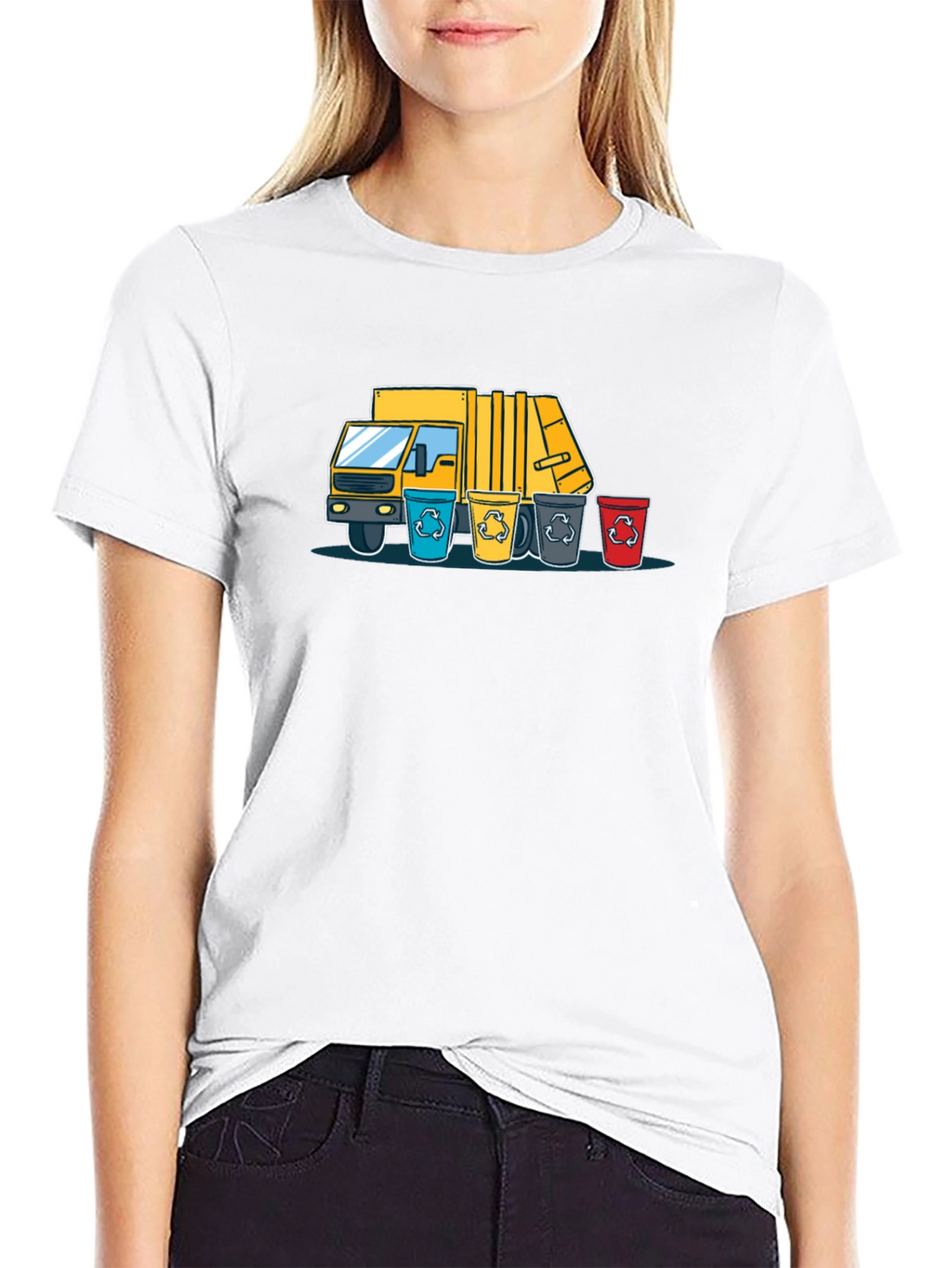 Recycle Truck T-Shirt - Eco-Friendly Graphic Tee