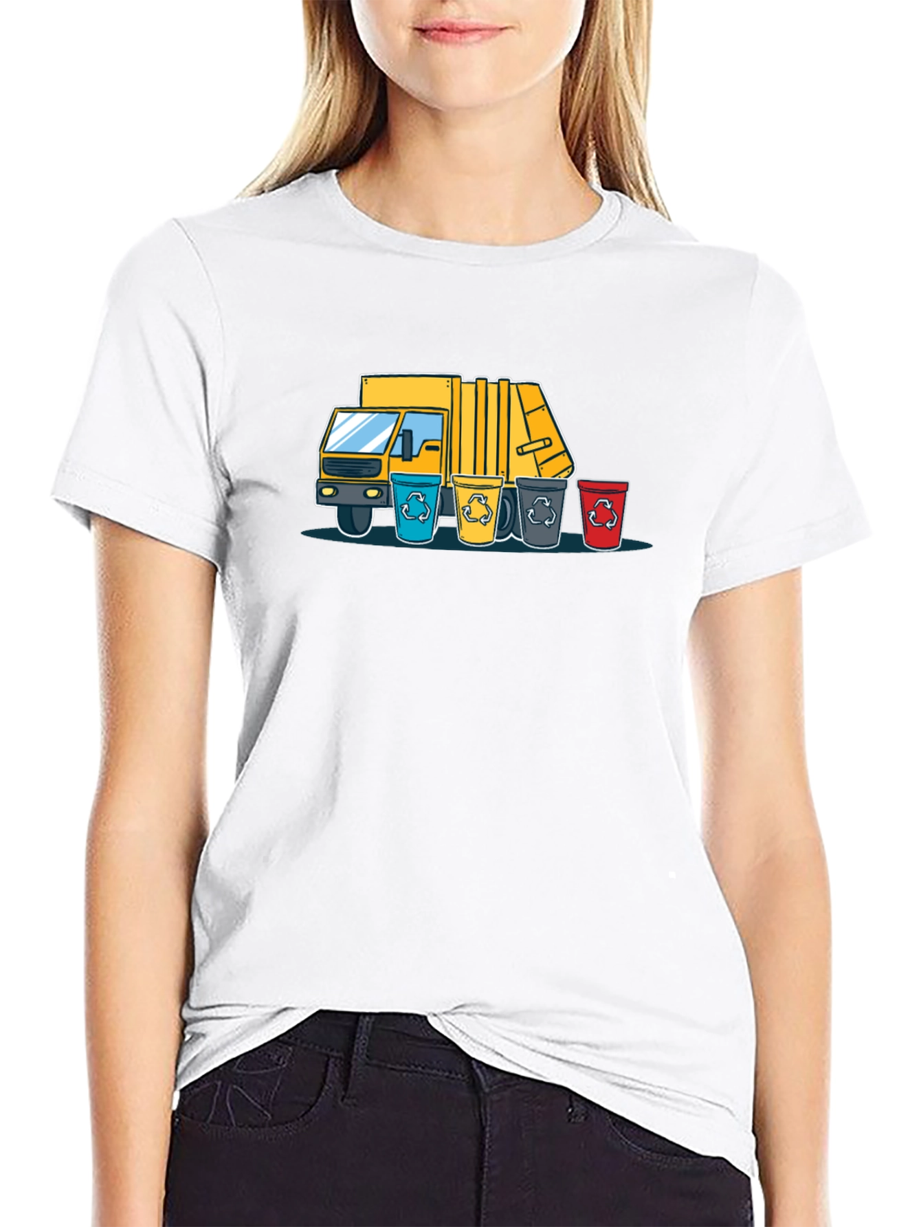 Recycle Truck T-Shirt - Eco-Friendly Graphic Tee