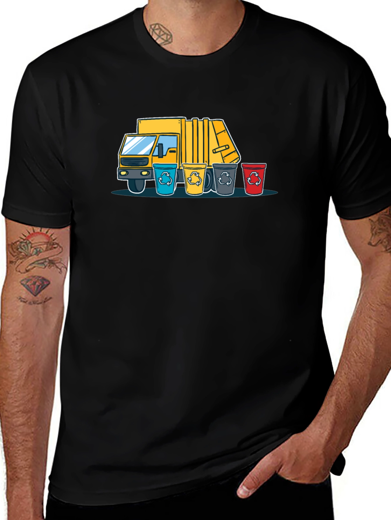 Recycle Truck T-Shirt - Eco-Friendly Graphic Tee