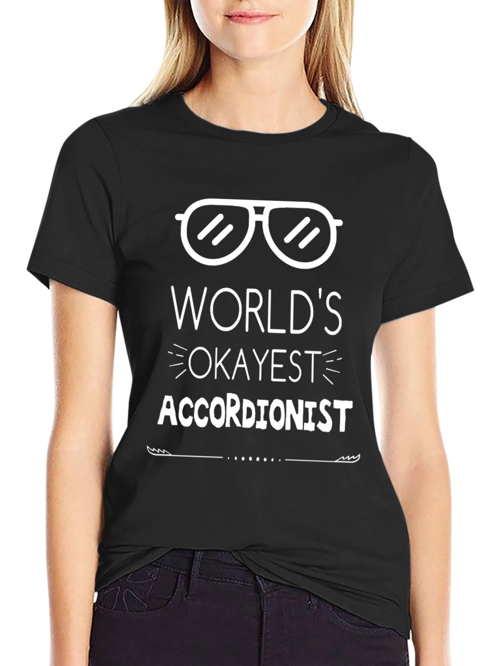 Worlds Okayest Accordionist T-Shirt