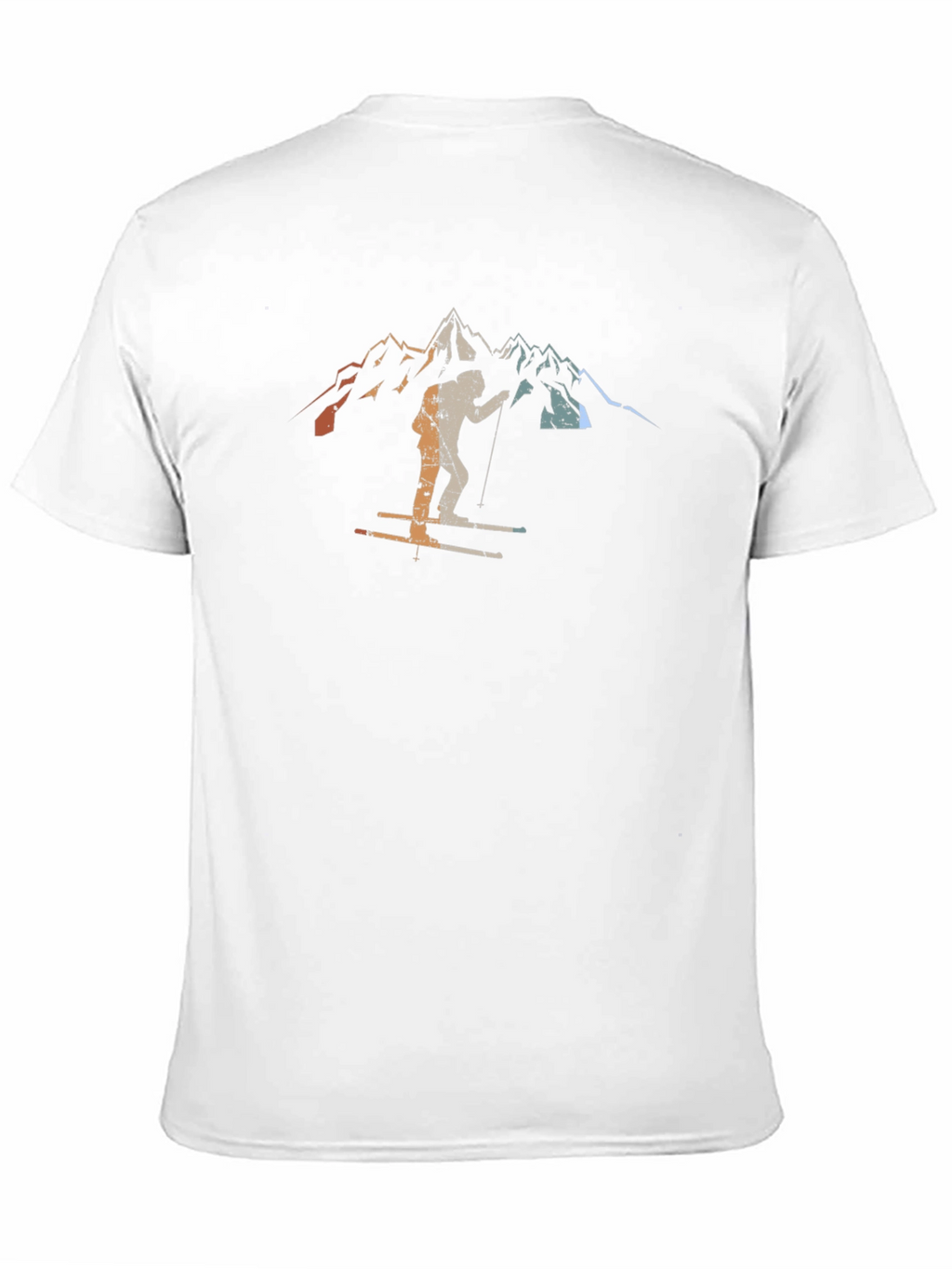 Retro Skiing Adventure Graphic Tee