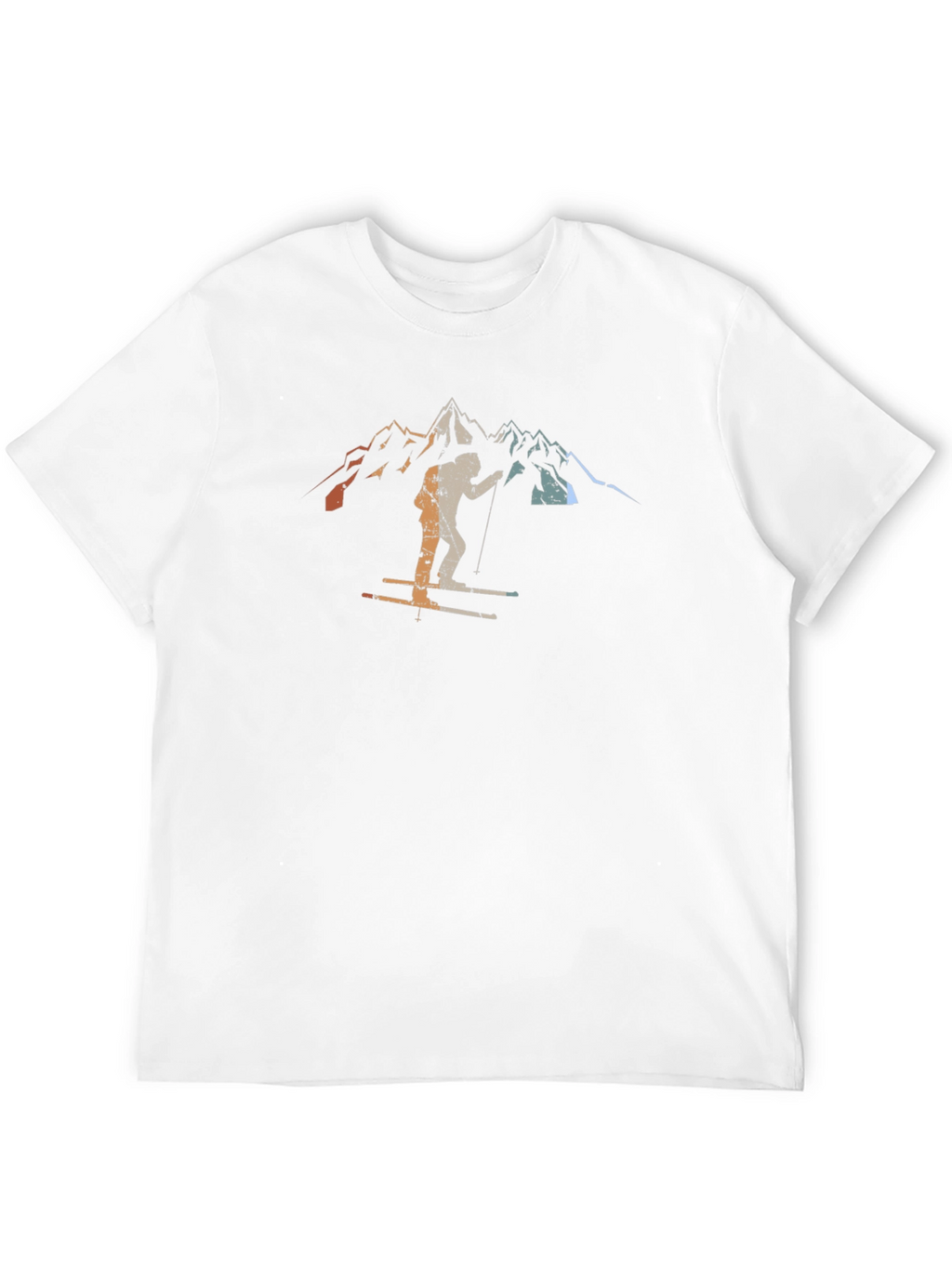 Retro Skiing Adventure Graphic Tee