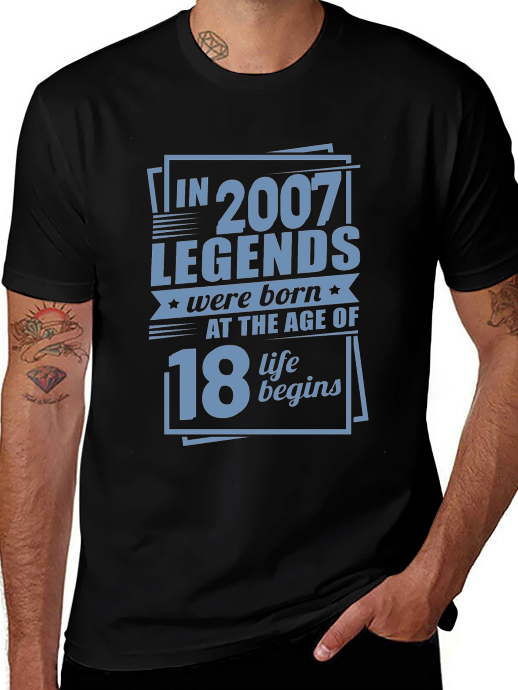 Legends Born in 2007 at Age 18 T-Shirt