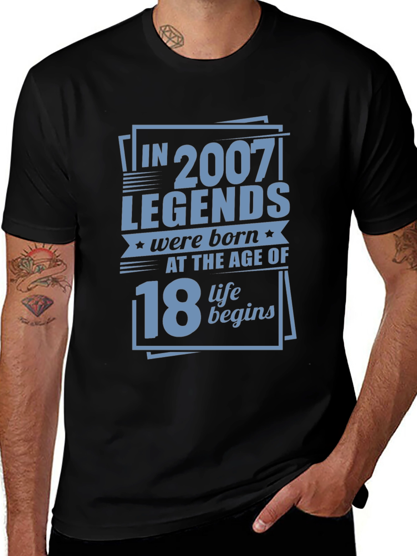 Legends Born in 2007 at Age 18 T-Shirt