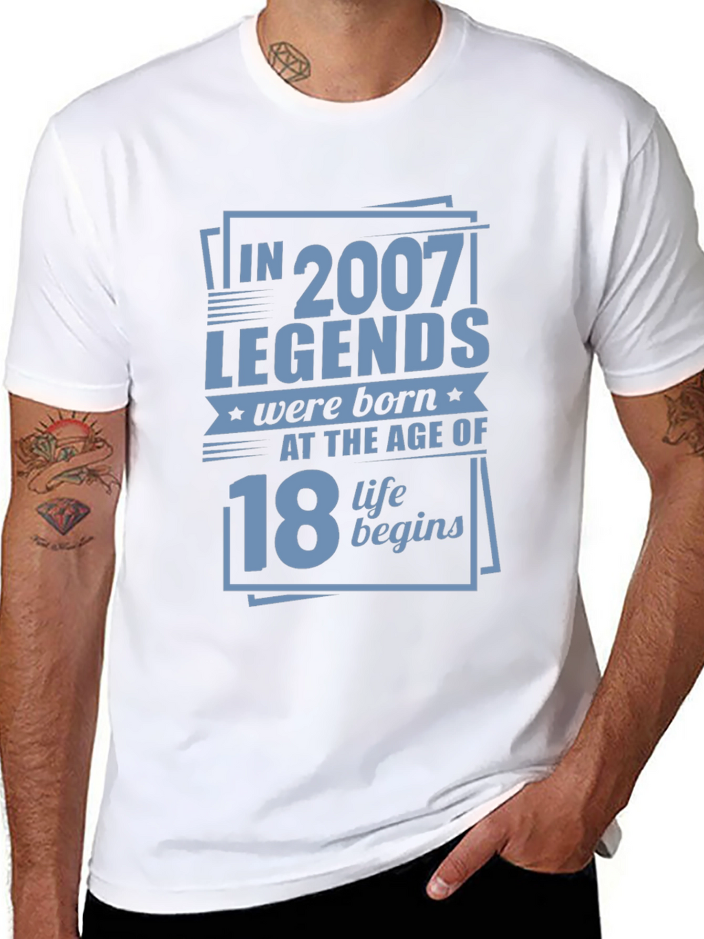 Legends Born in 2007 at Age 18 T-Shirt
