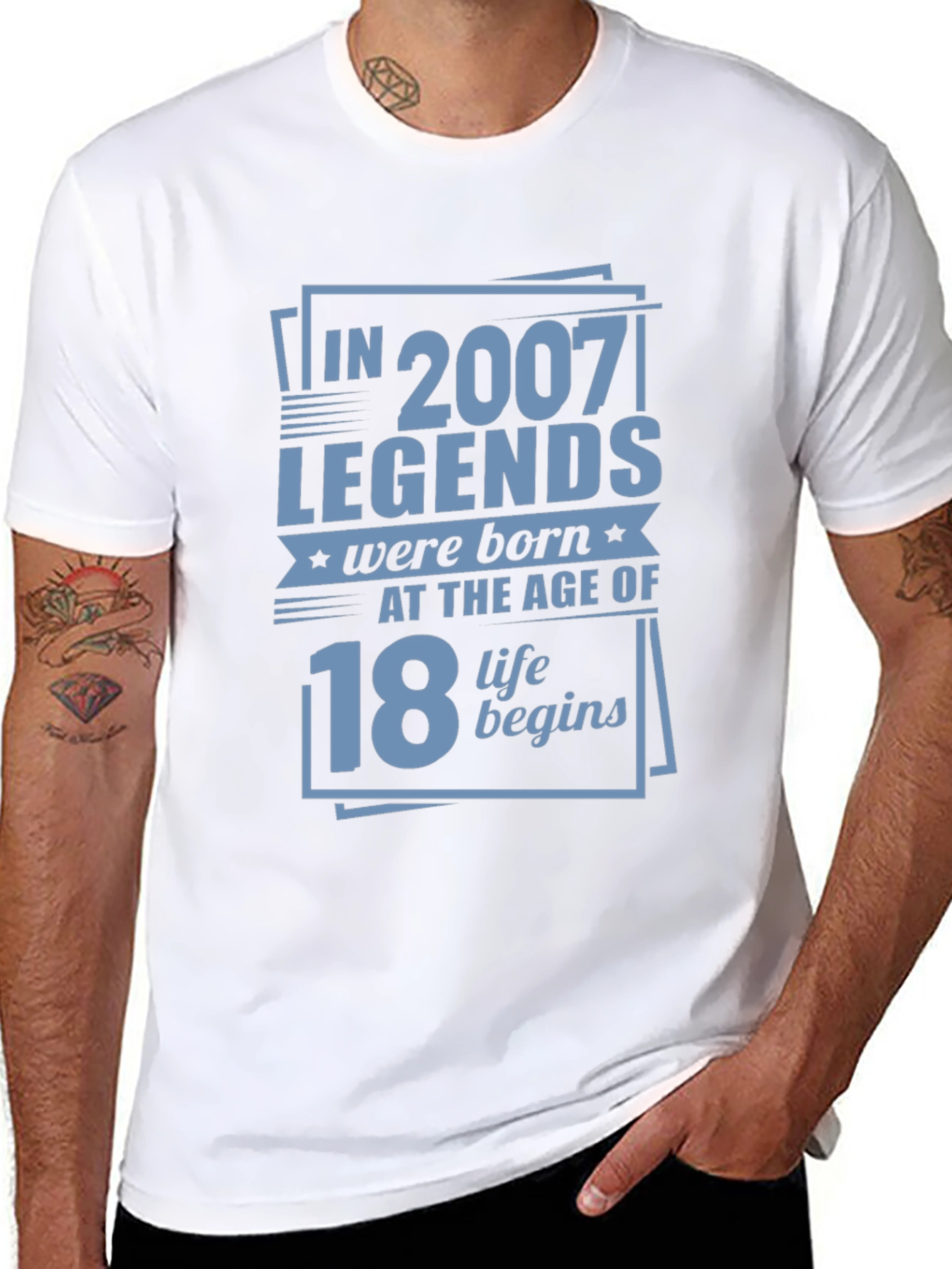 Legends Born in 2007 at Age 18 T-Shirt