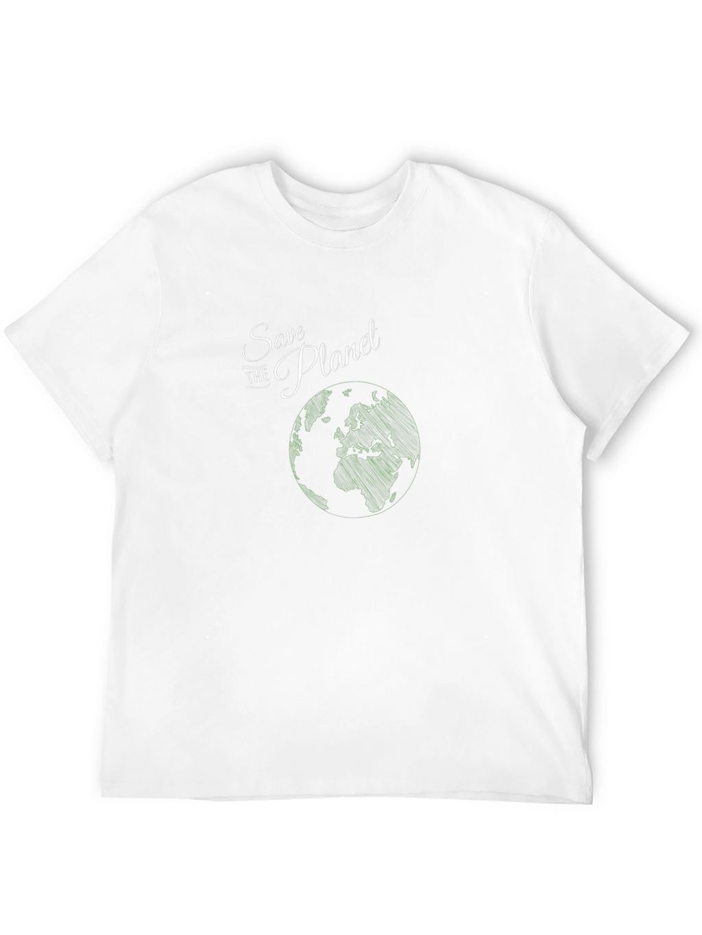 Save the Planet Black Graphic T-Shirt