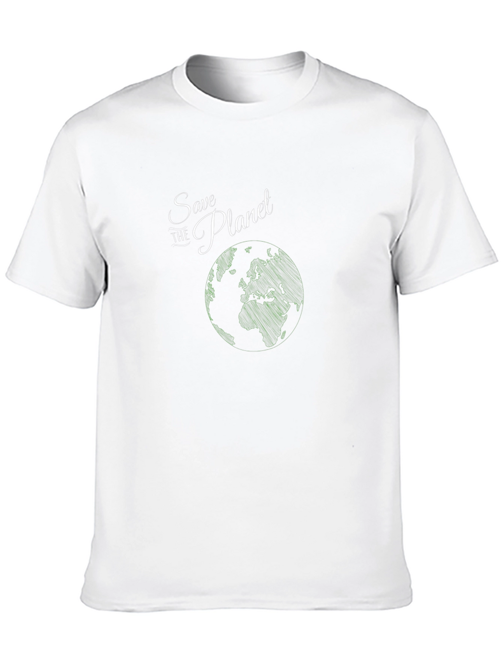 Save the Planet Black Graphic T-Shirt
