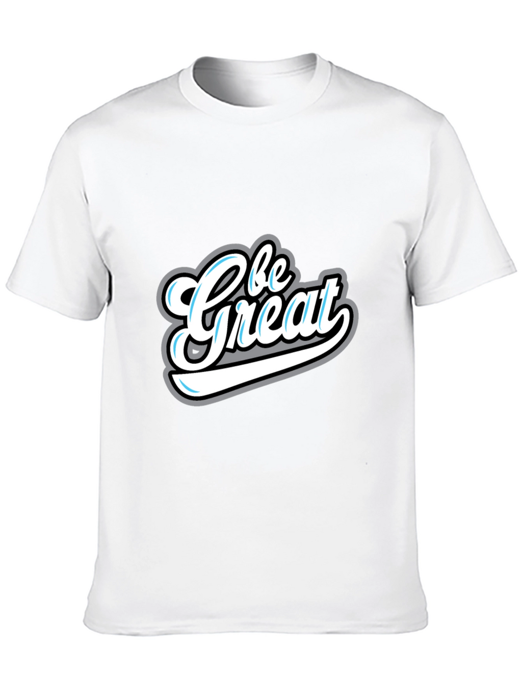 Be Great Graphic Tee - Stylish Mens Black T-Shirt