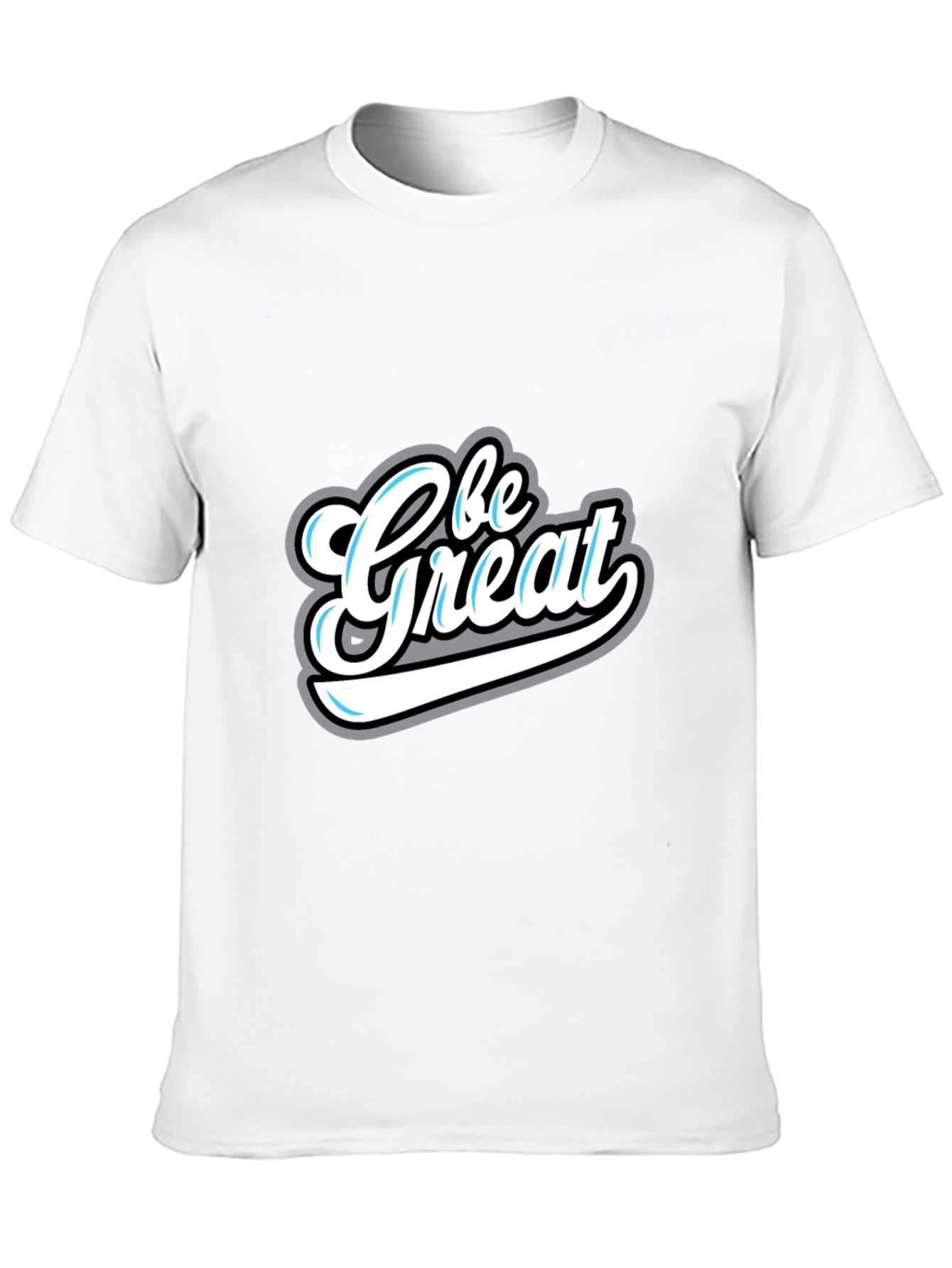 Be Great Graphic Tee - Stylish Mens Black T-Shirt