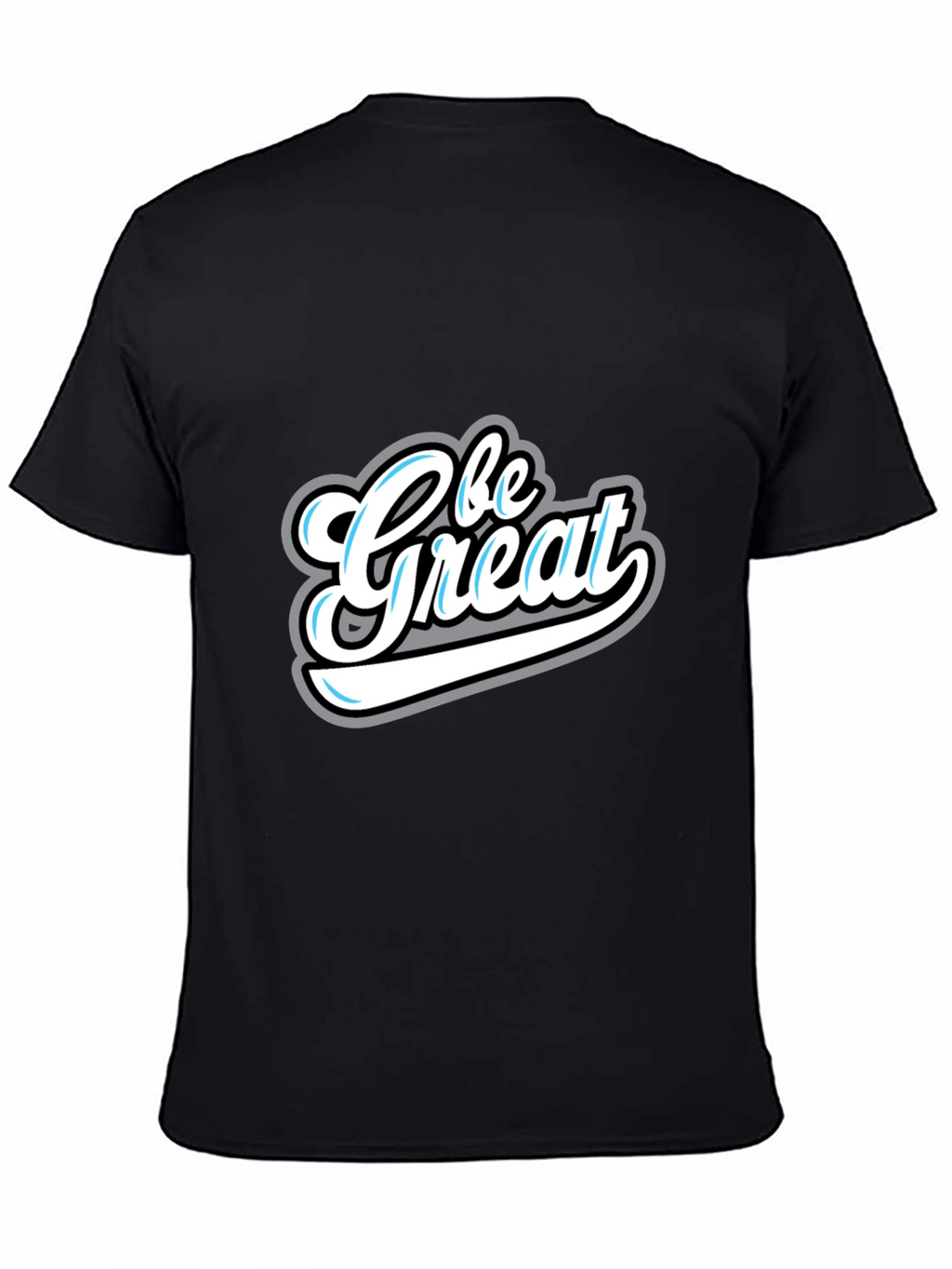 Be Great Graphic Tee - Stylish Mens Black T-Shirt