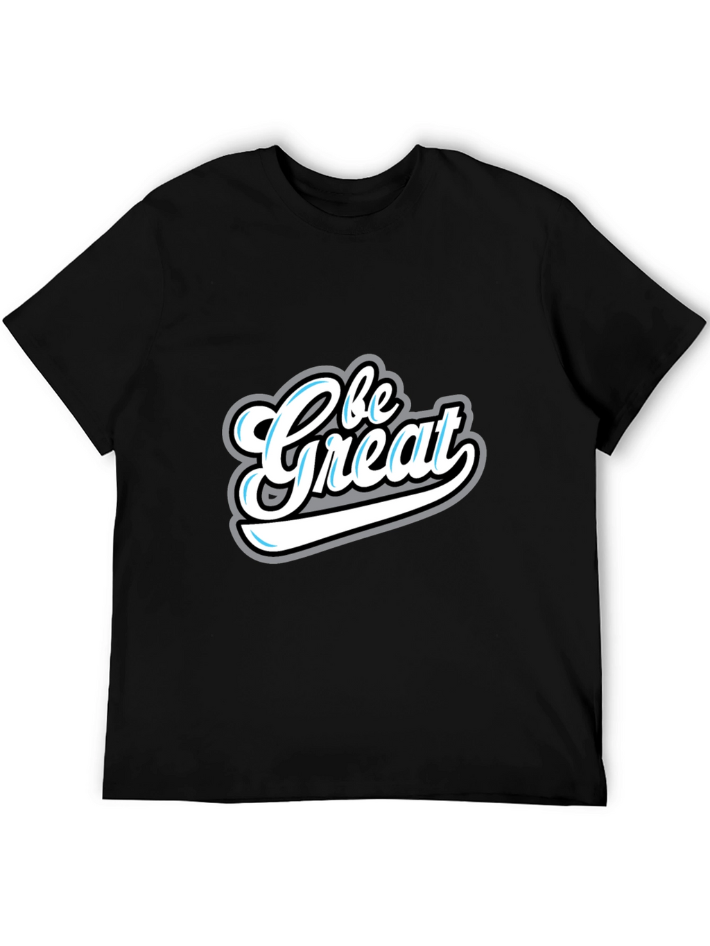 Be Great Graphic Tee - Stylish Mens Black T-Shirt