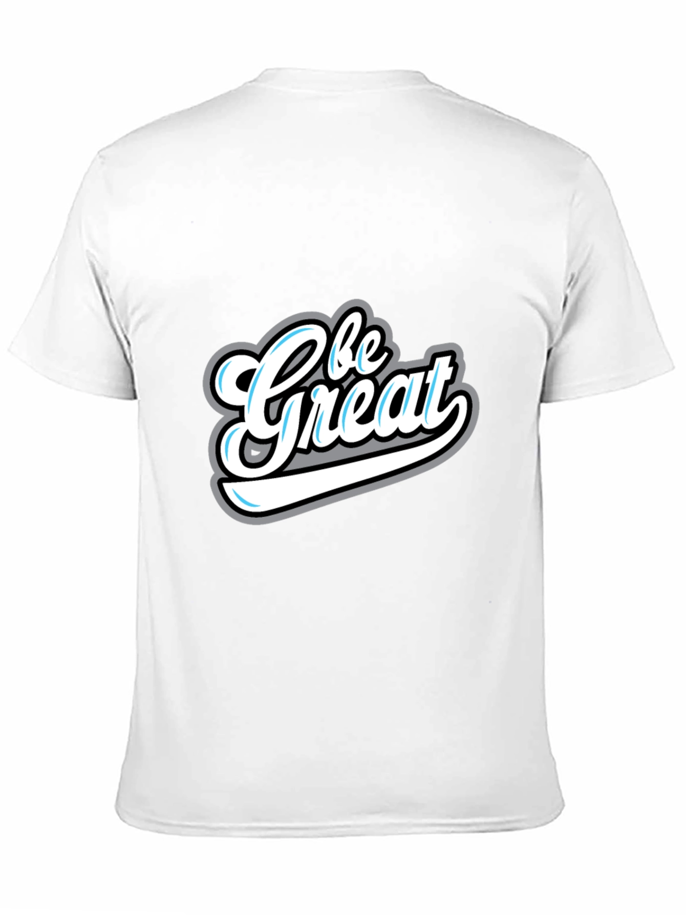 Be Great Graphic Tee - Stylish Mens Black T-Shirt