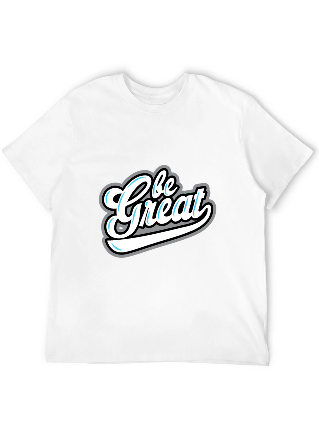 Be Great Graphic Tee - Stylish Mens Black T-Shirt