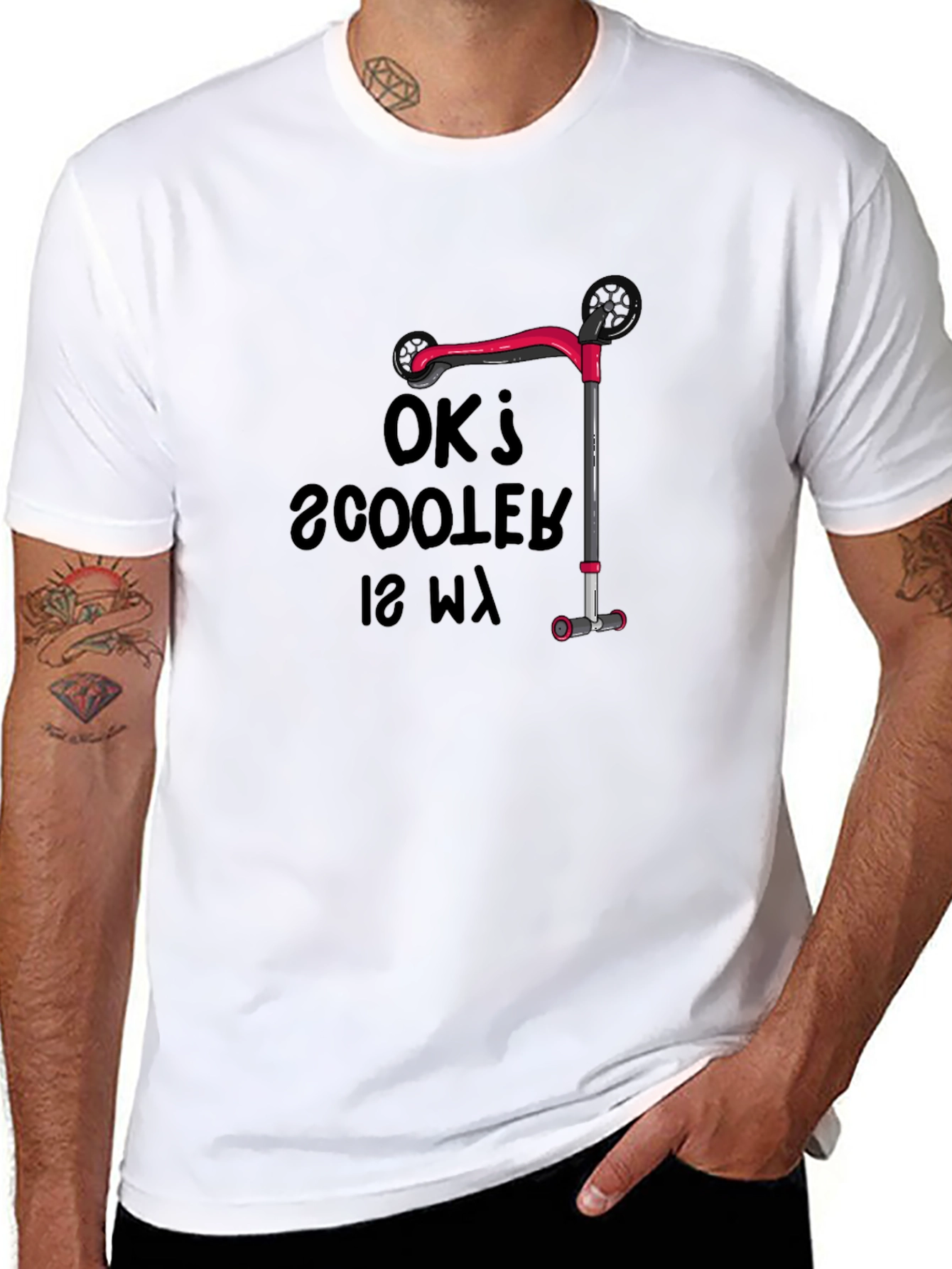 OK Scooter Is My Way T-Shirt