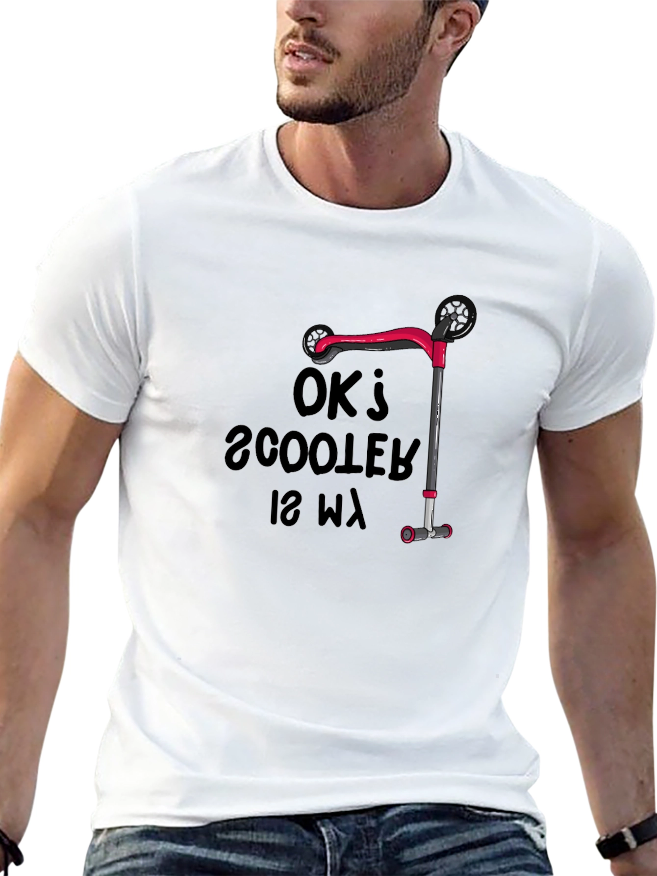 OK Scooter Is My Way T-Shirt