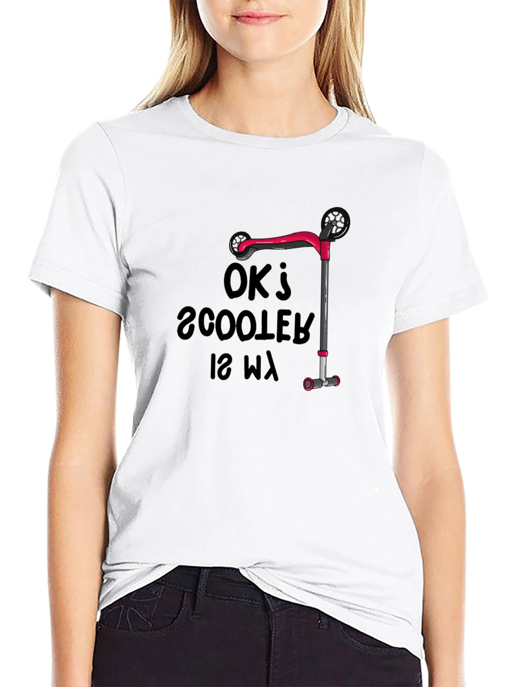 OK Scooter Is My Way T-Shirt