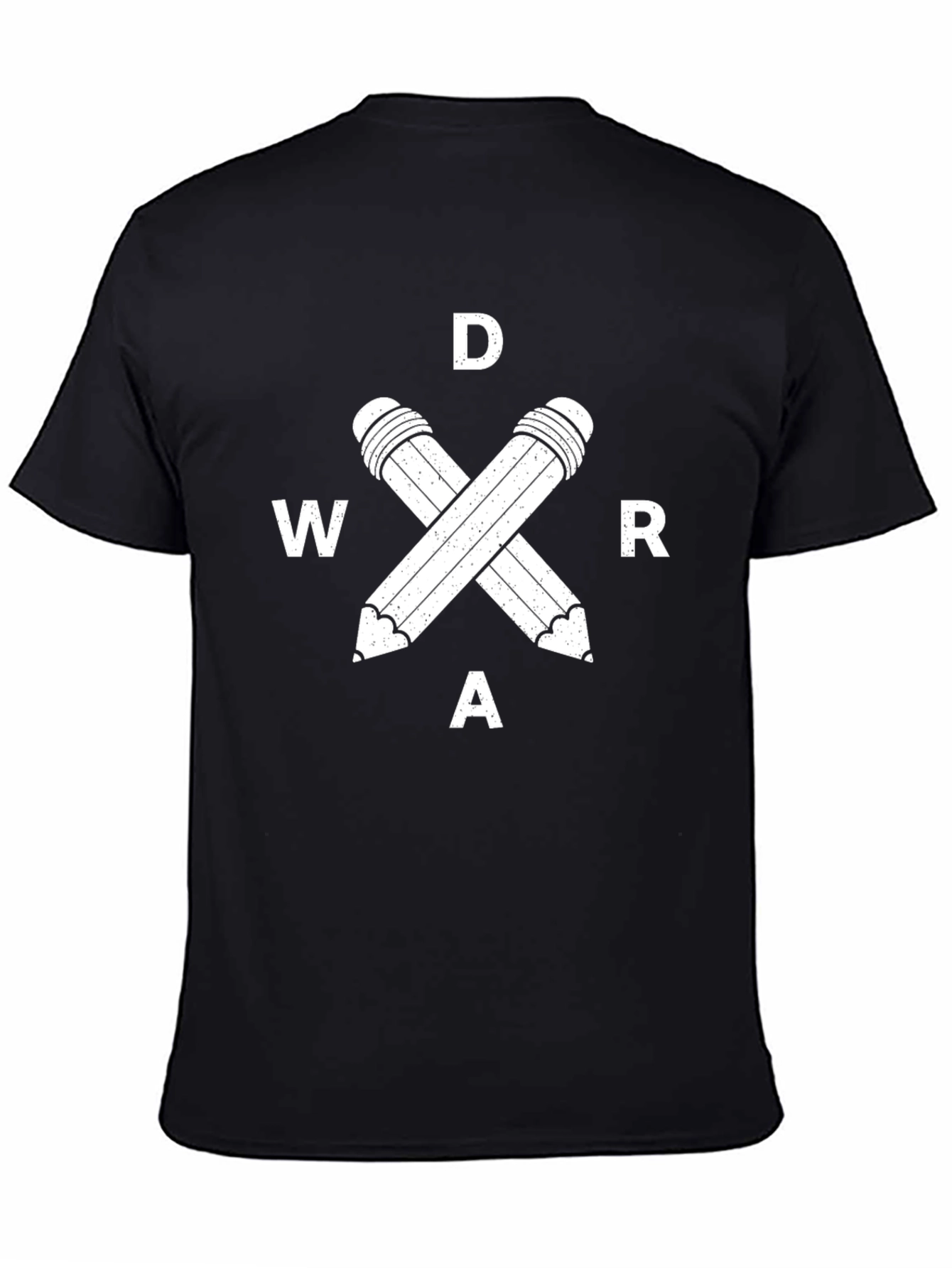 DWAR T-Shirt Pencil Design - Black