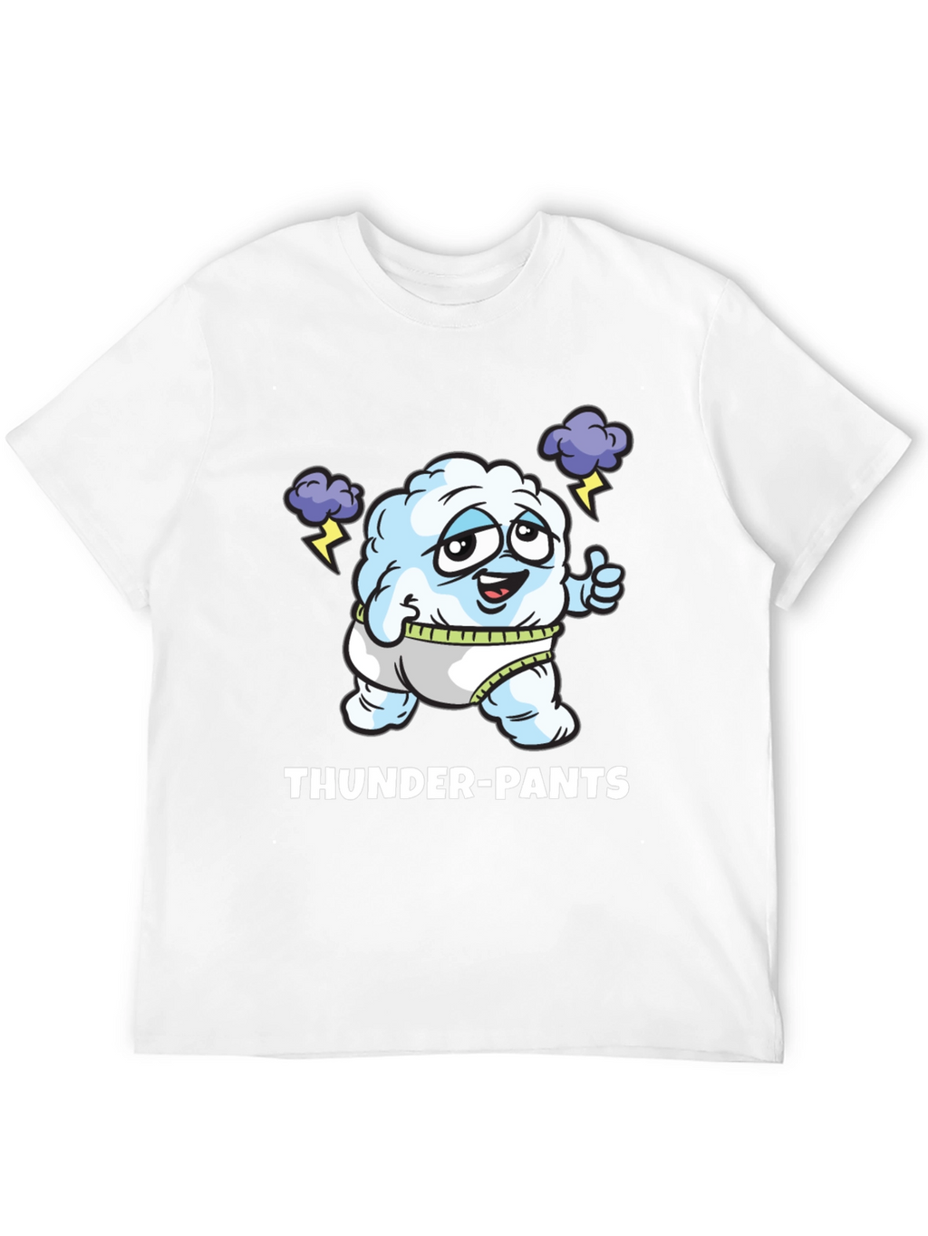 Thunder Pants Funny Graphic T-Shirt