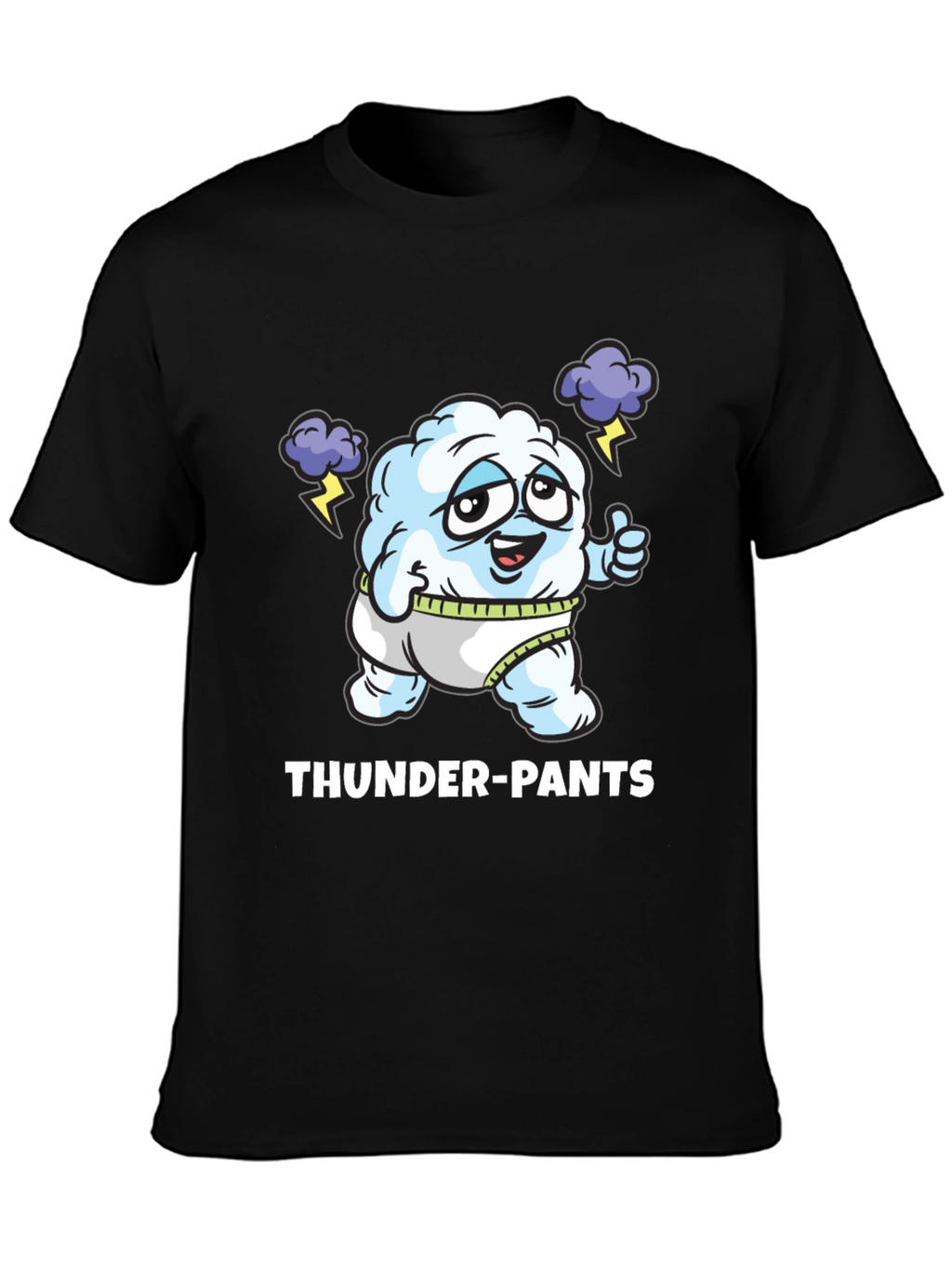 Thunder Pants Funny Graphic T-Shirt