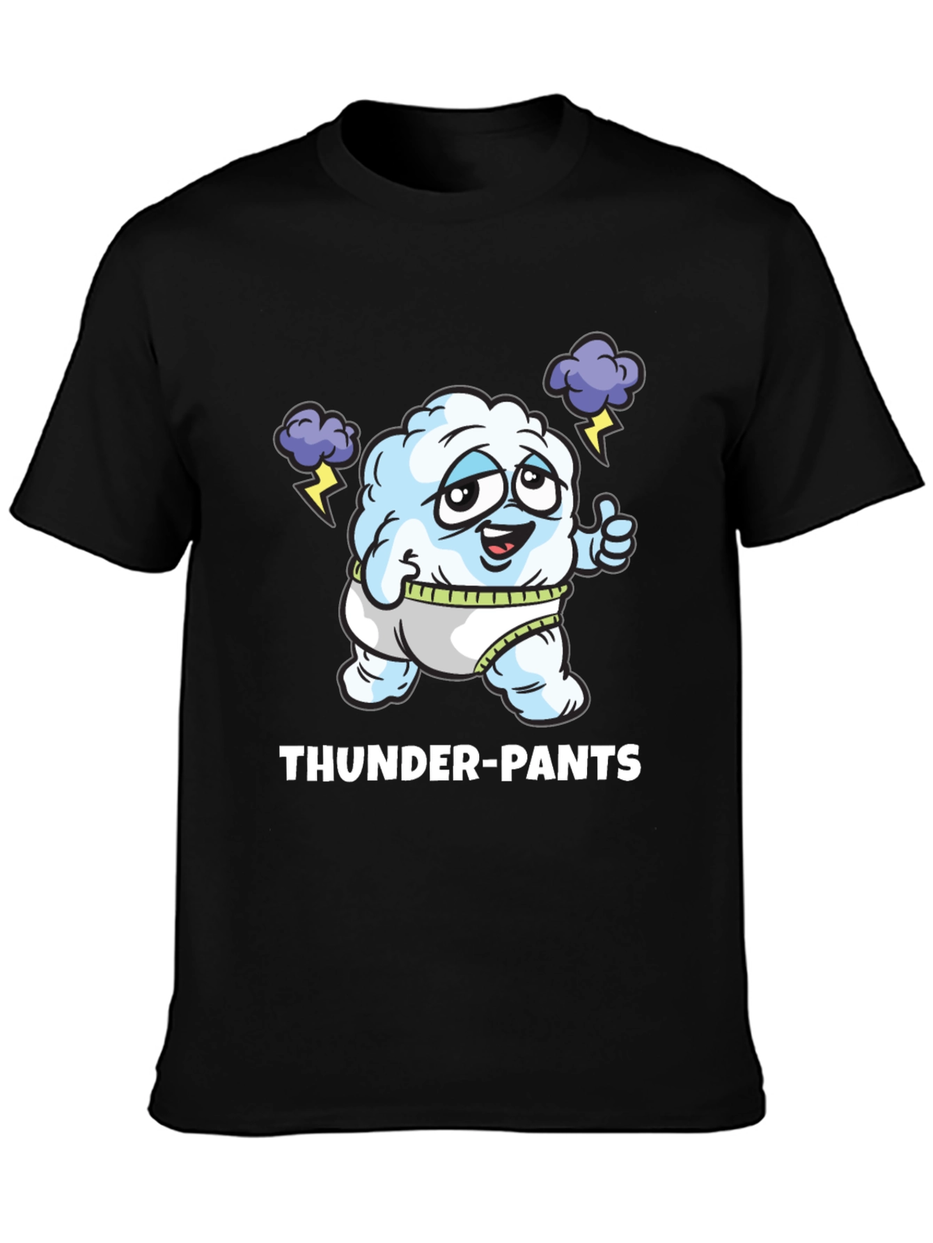 Thunder Pants Funny Graphic T-Shirt
