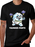Thunder Pants Funny Graphic T-Shirt