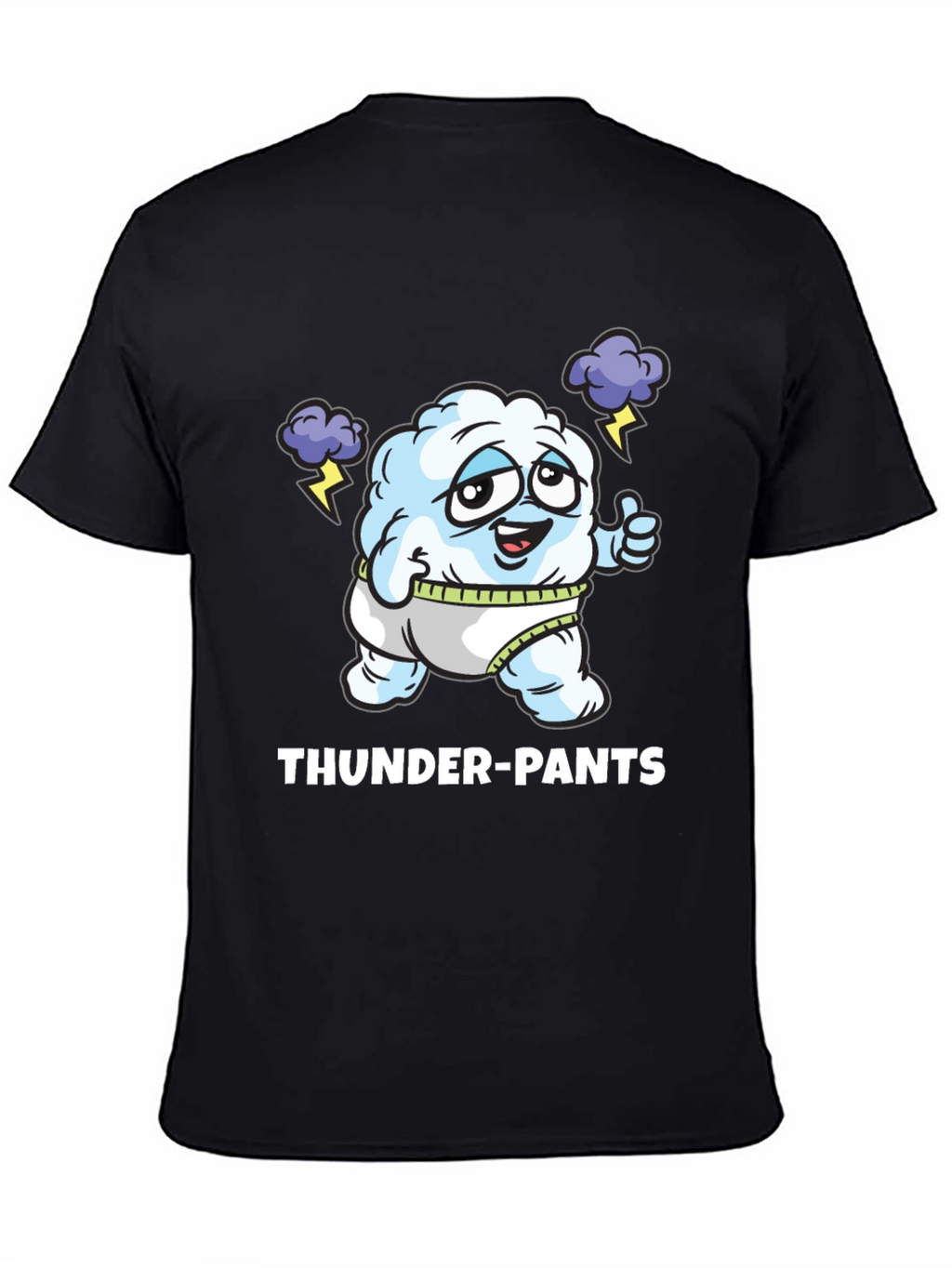 Thunder Pants Funny Graphic T-Shirt