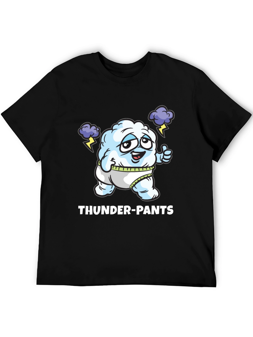 Thunder Pants Funny Graphic T-Shirt