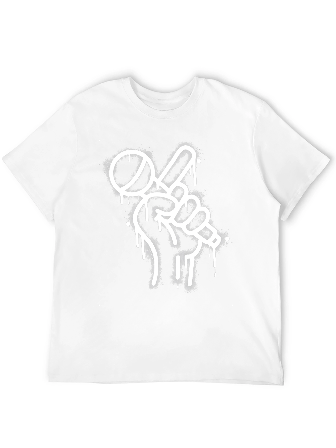 Microphone Graffiti Graphic Tee - Streetwear Style