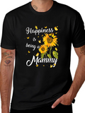 Happiness is Being a Mommy Sunflower T-Shirt