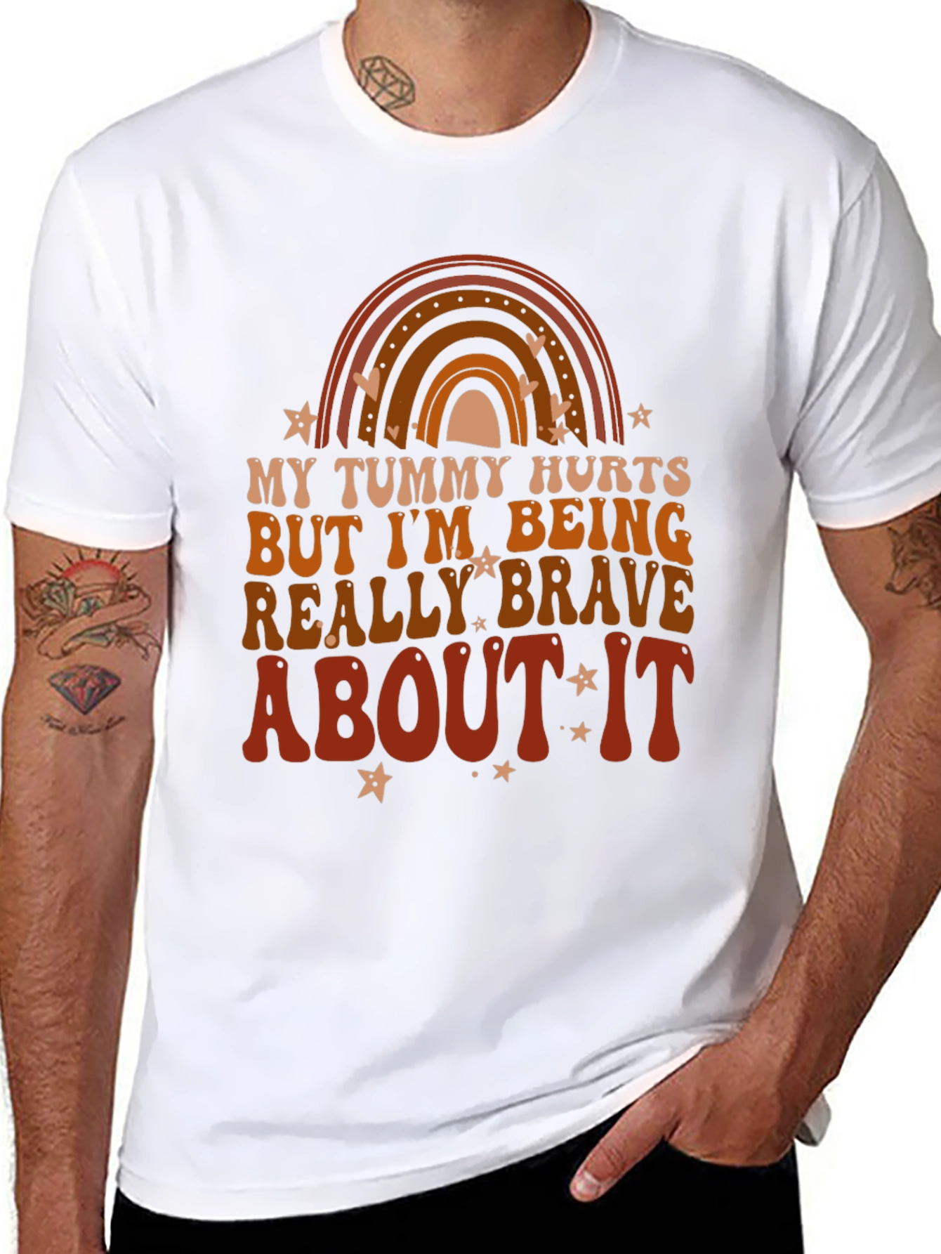 My Tummy Hurts Funny Graphic Tee