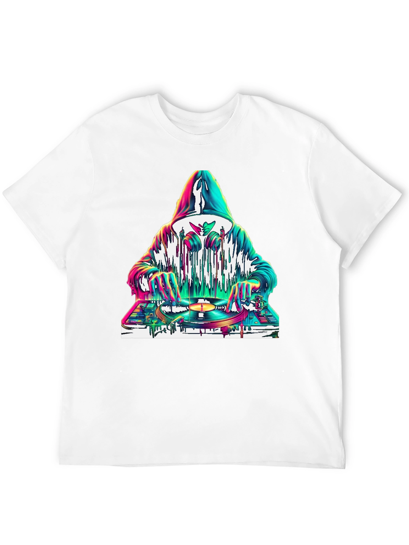 DJ Turntable Graphic T-Shirt
