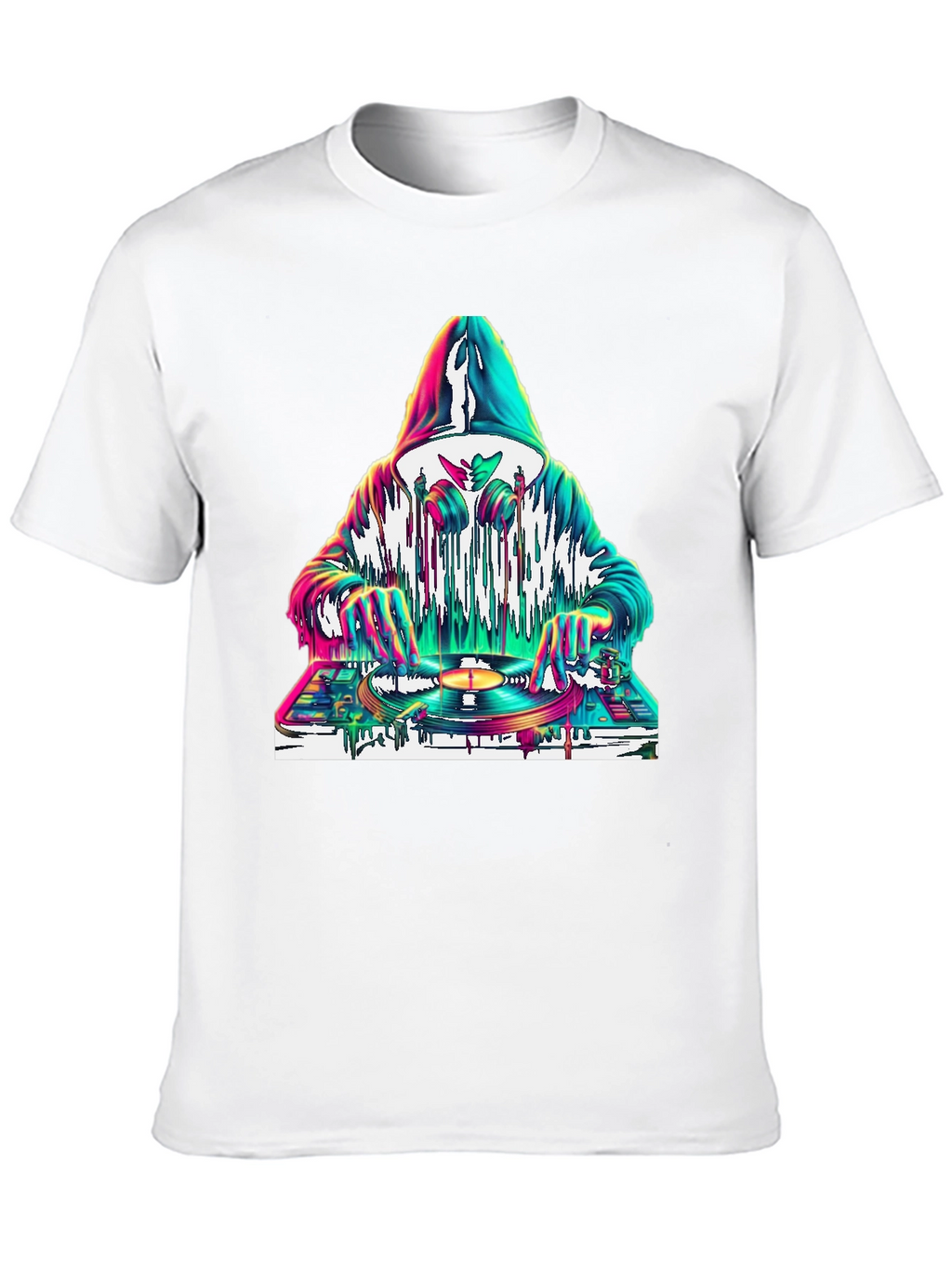 DJ Turntable Graphic T-Shirt